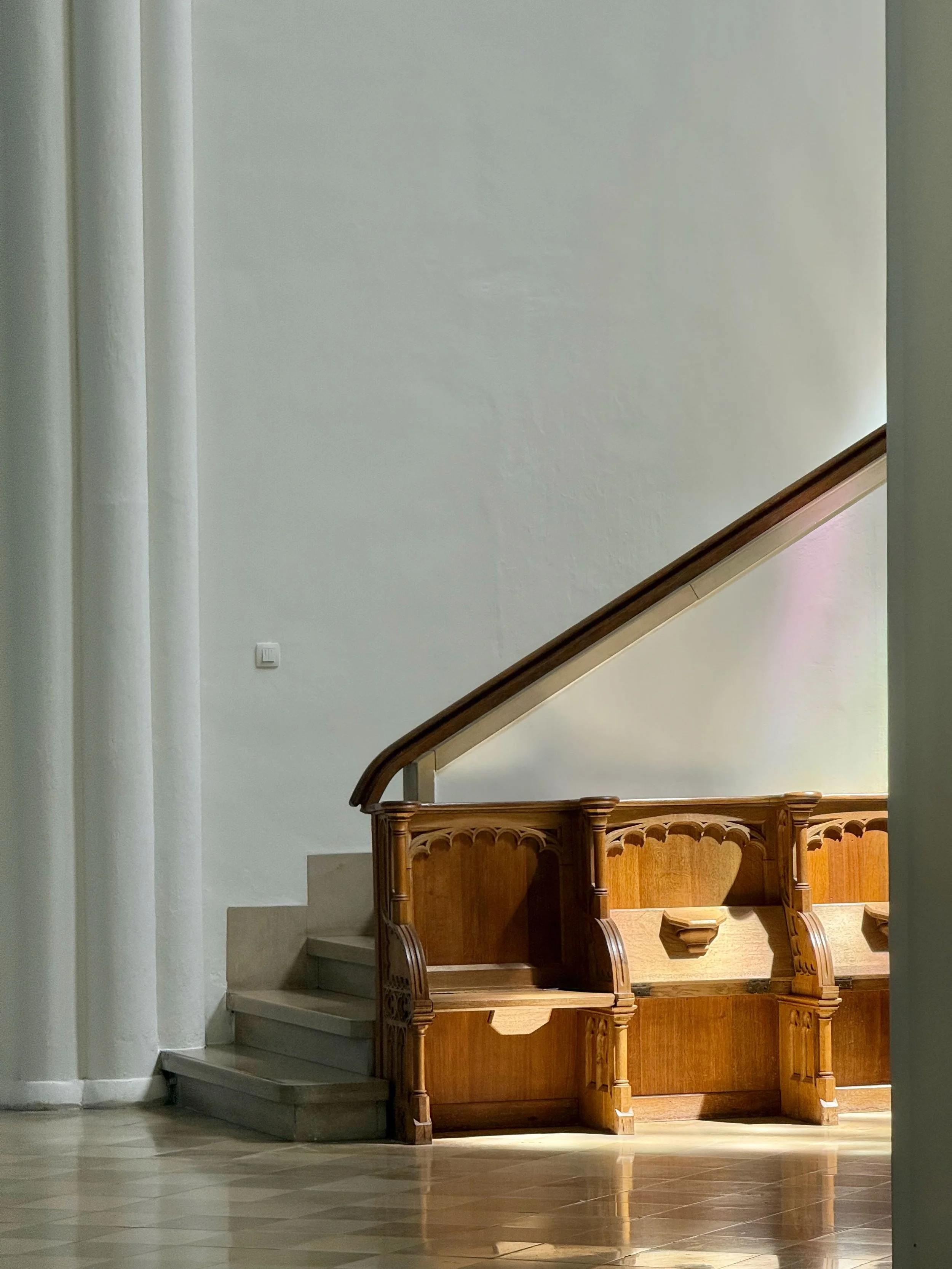 Detail van het interieur - abdij van Scourmont