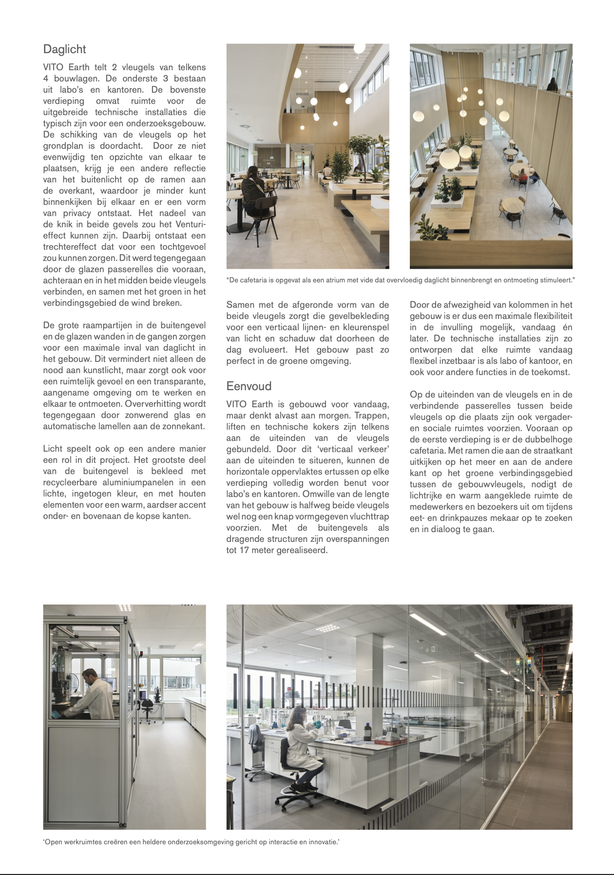 Nieuwsbrief SVR-Architects over VITO Earth