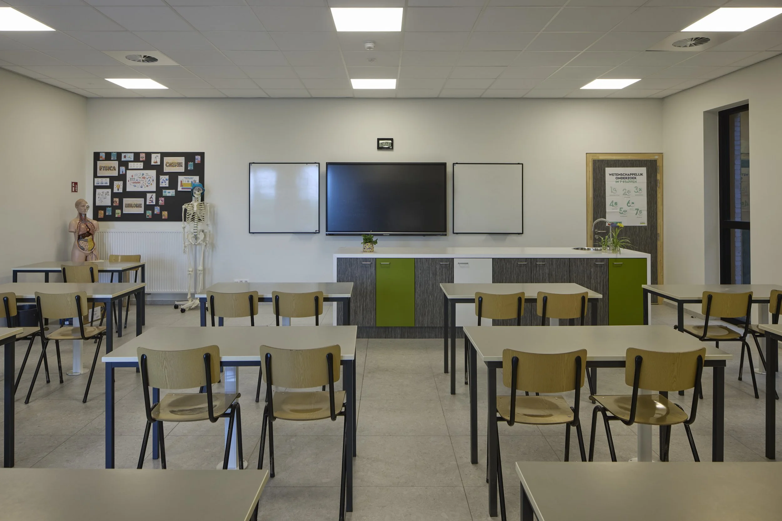 Klaslokaal, basisschool Sint-Leonardis Zoutleeuw
