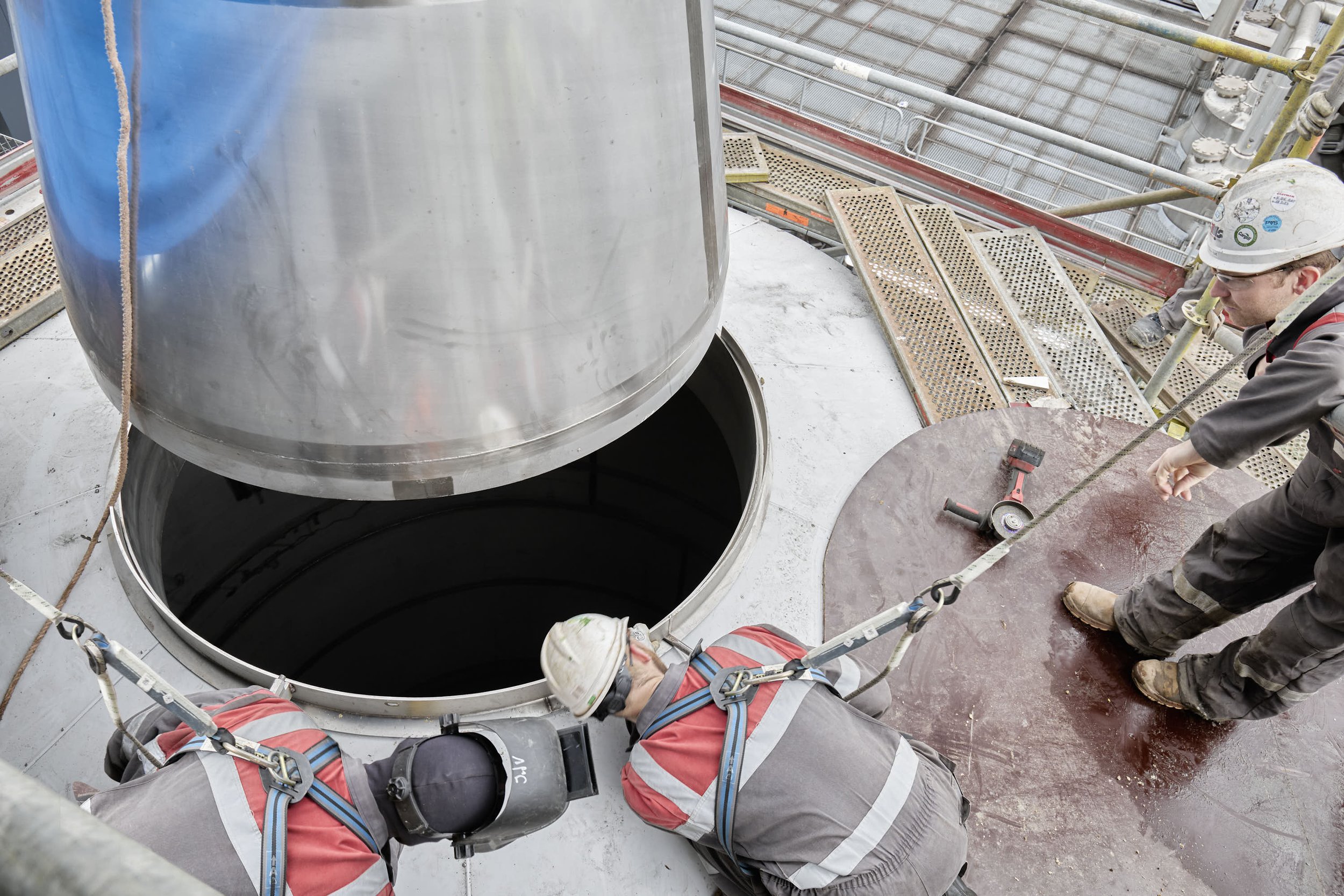 De werf van Alco Biofuel, opdracht voor TMS Industrial Services