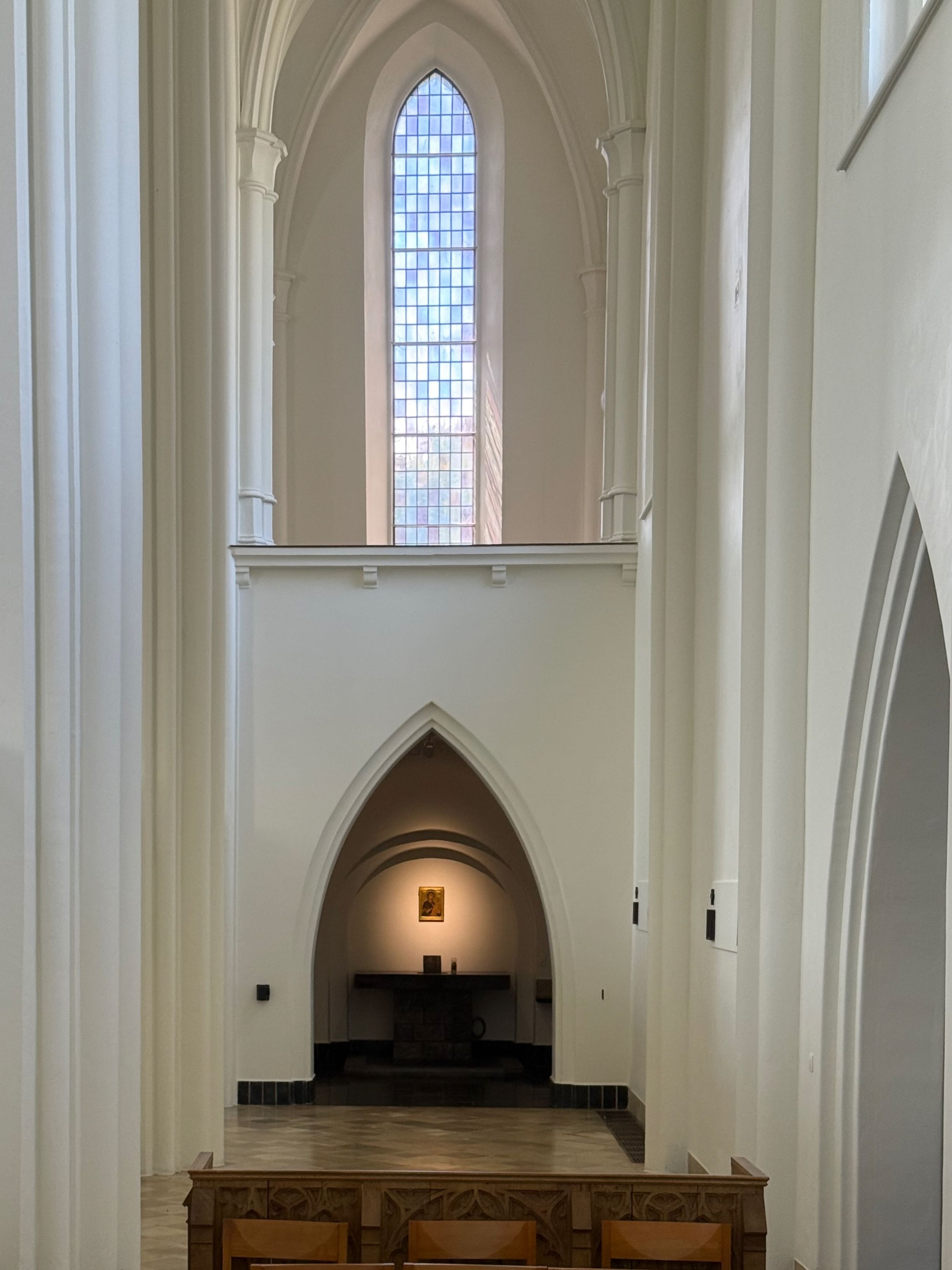 Detail van het interieur - abdij van Scourmont
