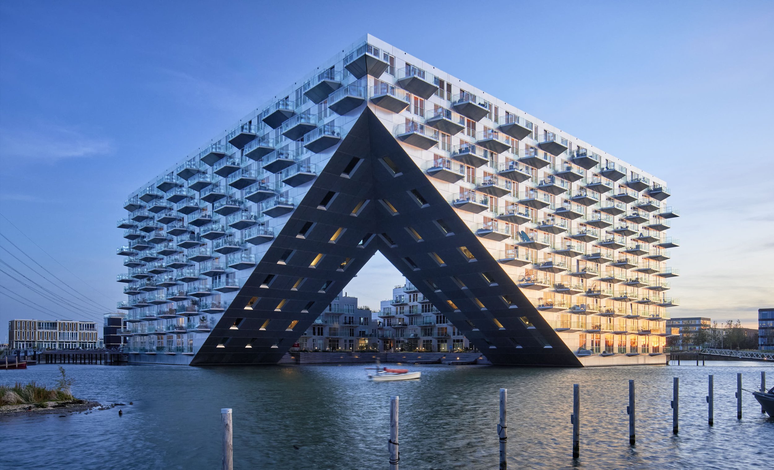 Sluishuis Amsterdam, ontwerp van BIG Bjarke Ingels Group