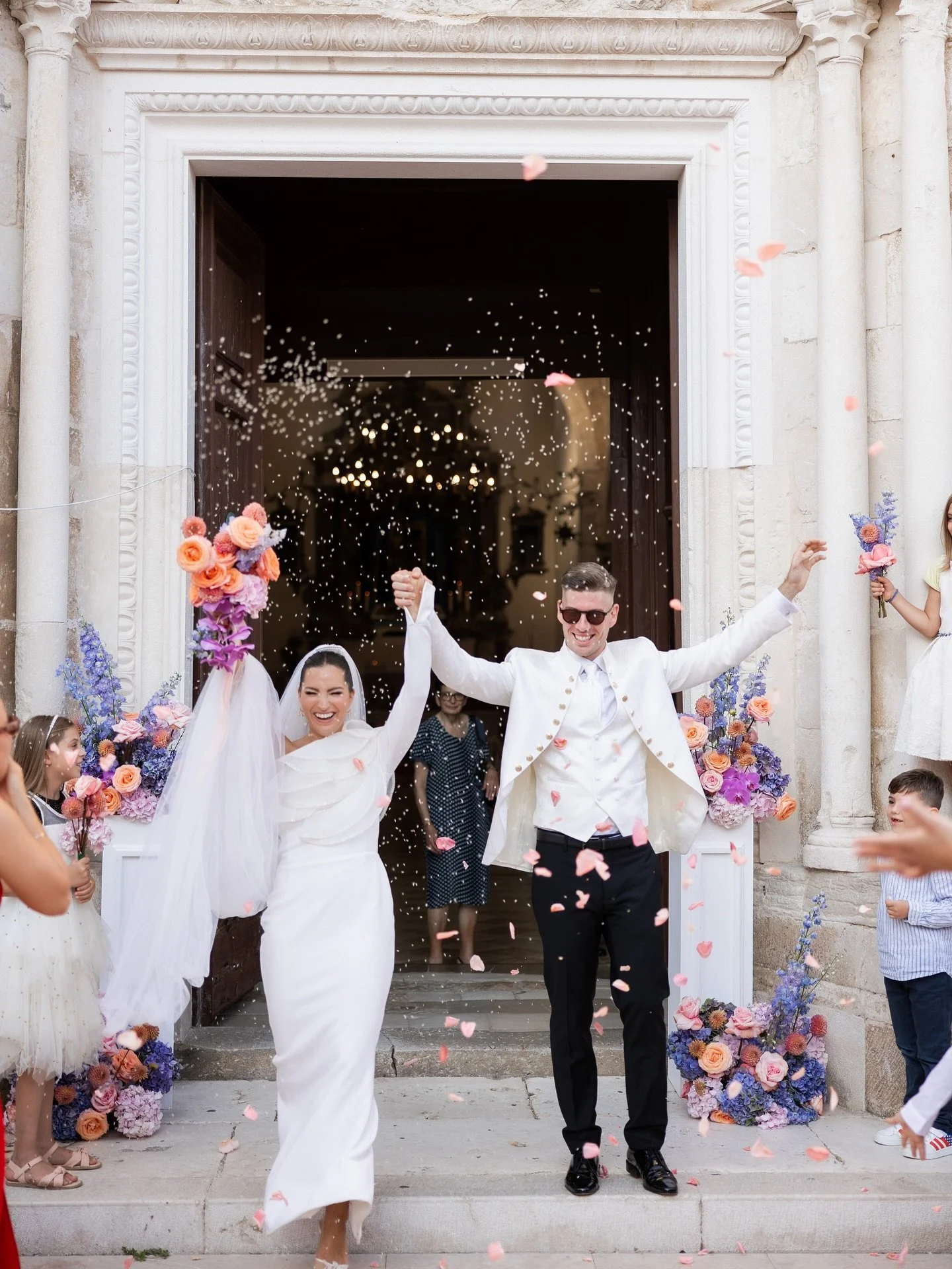 The kind of vibe you don&rsquo;t forget. 
M&amp;J 💕

Photo: @impala.weddings
Make up: @kate_4makeup
Hair: @studio.magic.hair
Wedding dress @mihanomomosa @i.do.weddings.hr
Suit: @martin_arbanas

#weddingdecor #weddingdesign #weddingplanner #weddingpl