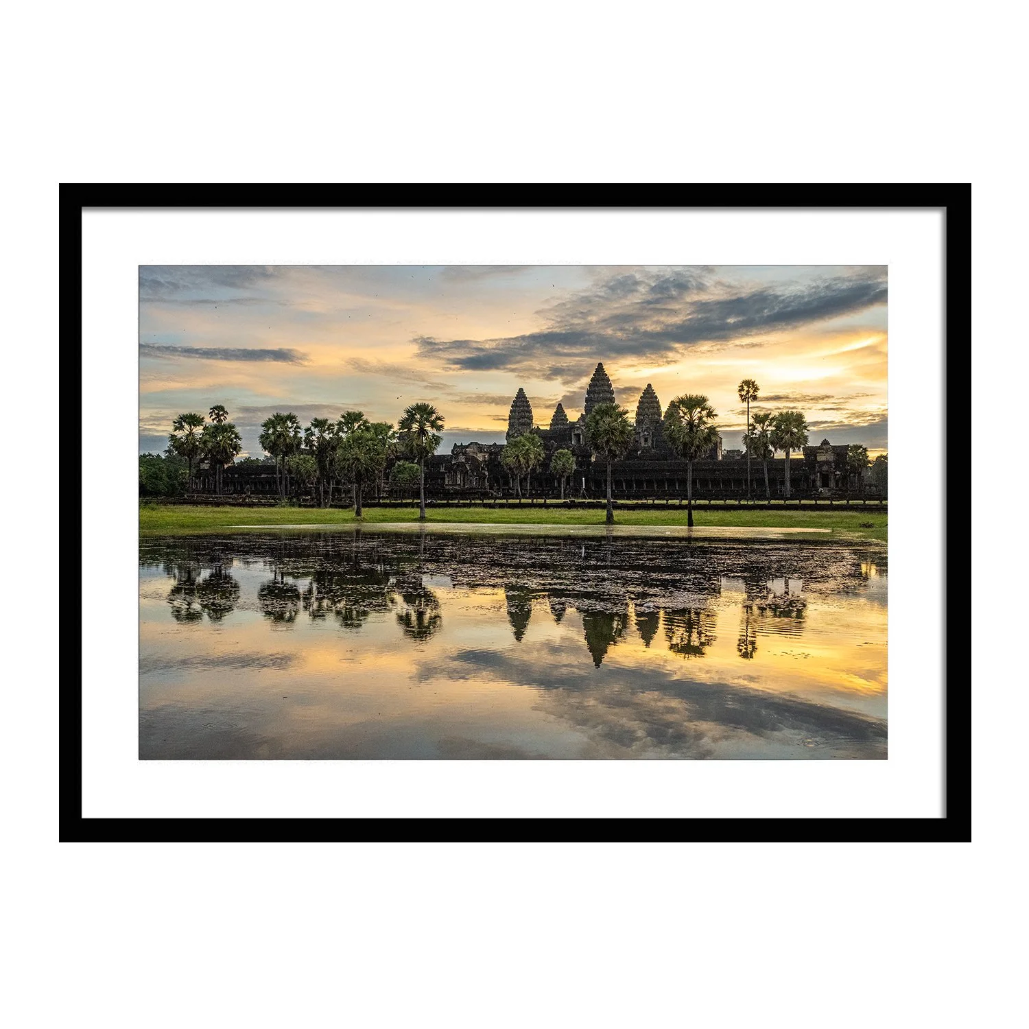 landscapes_Sunrise at Angkor Wat_framed.jpg