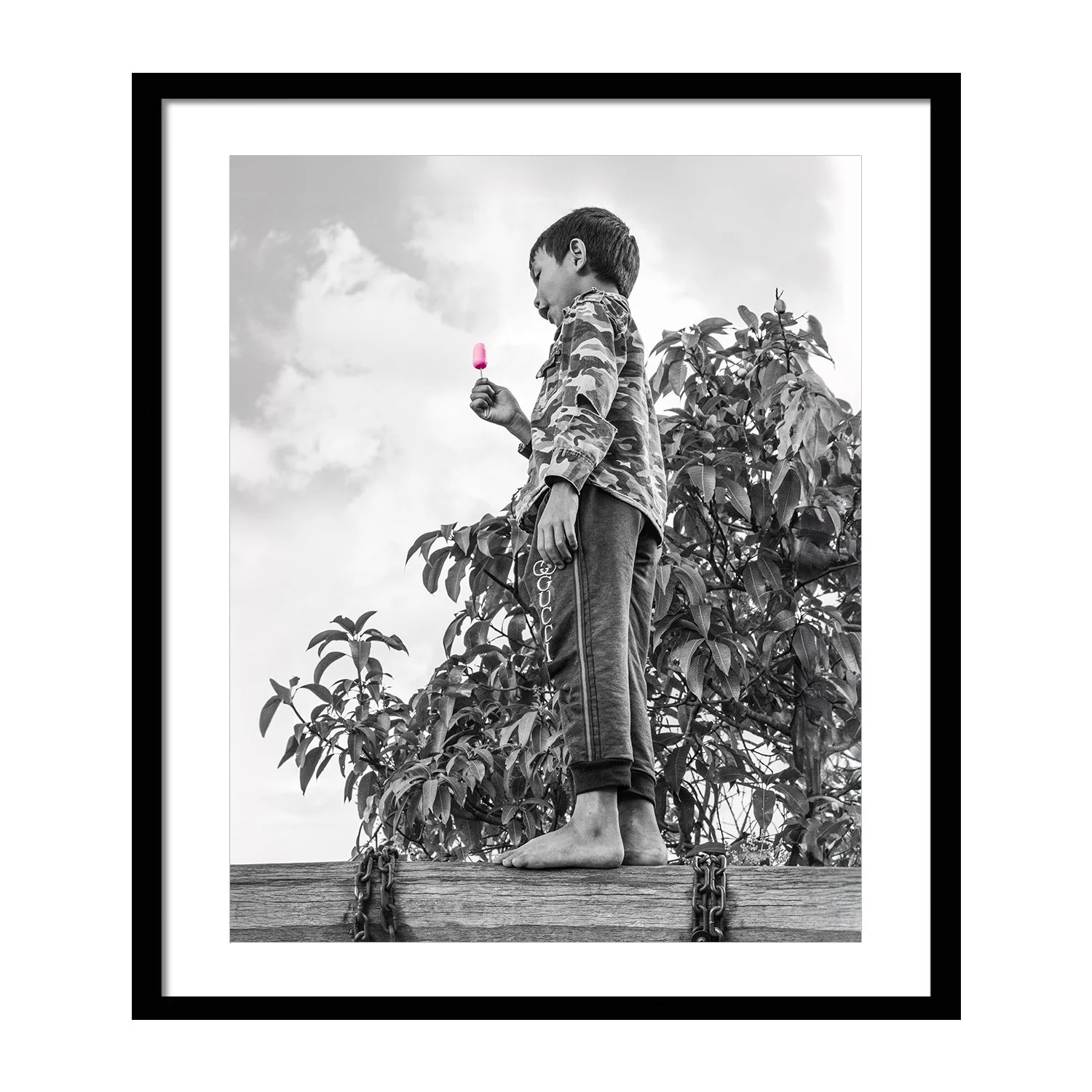 black white_Red Popsicle_framed.jpg