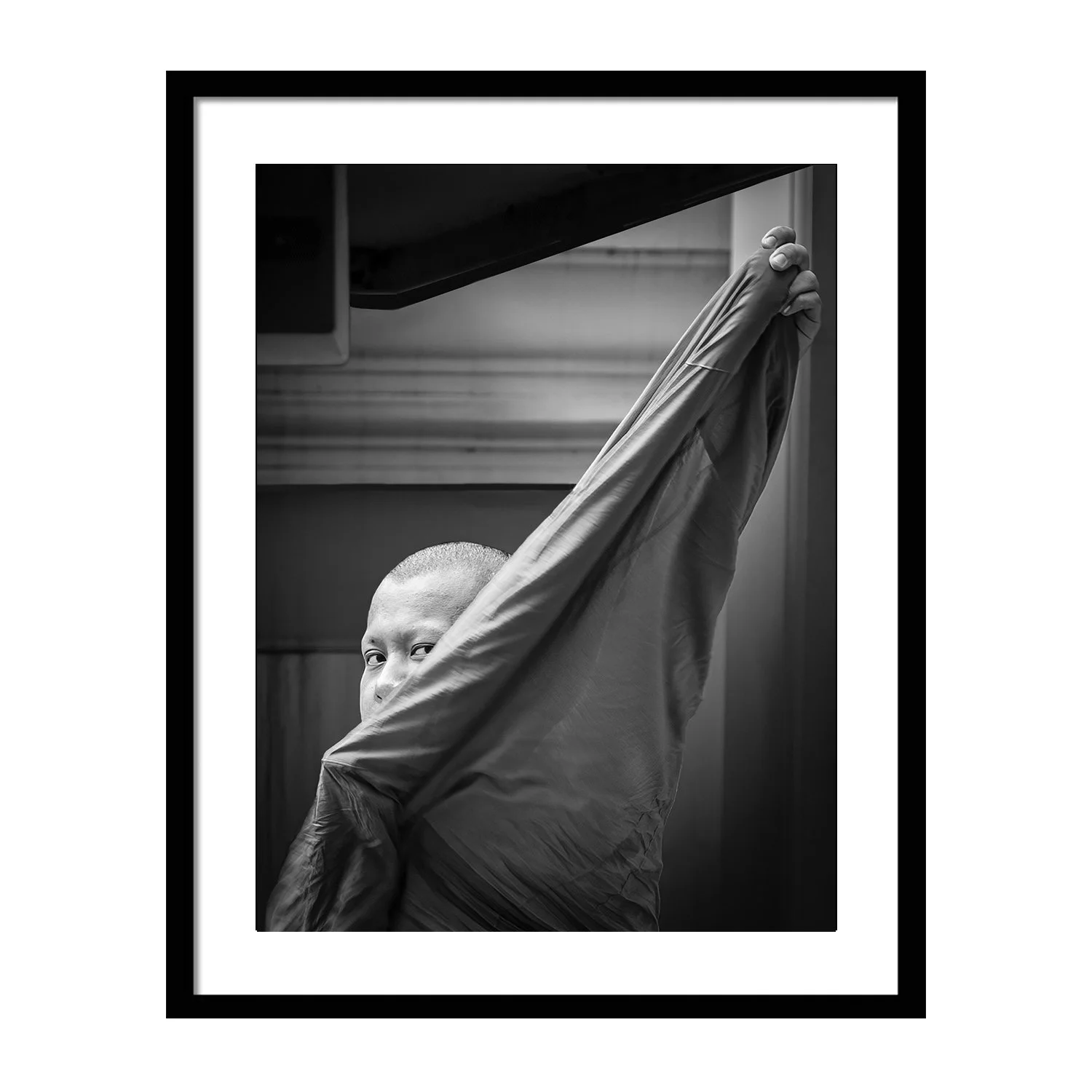 black white_In the Fold_framed.jpg