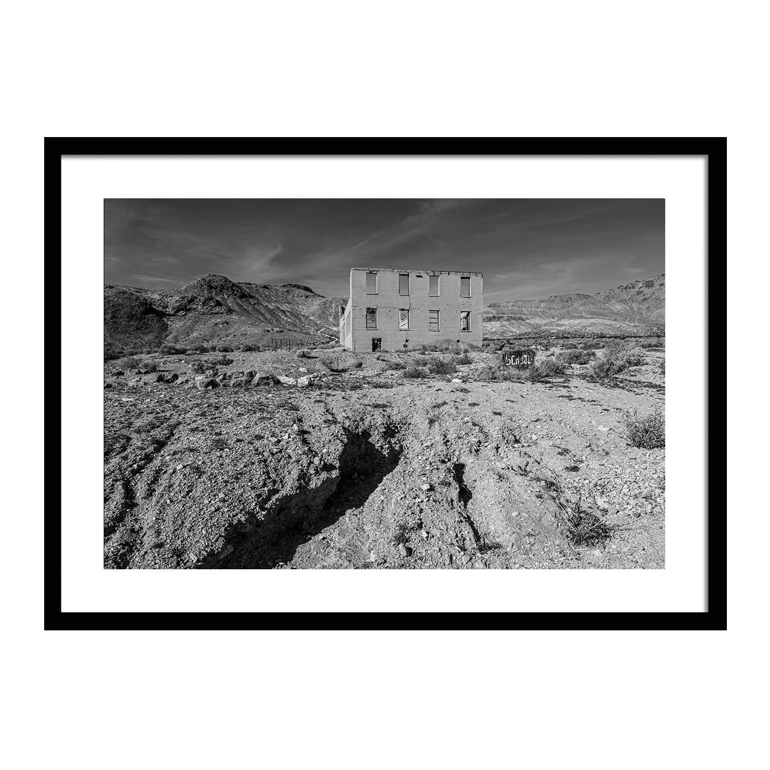 black white_School's Out_framed.jpg