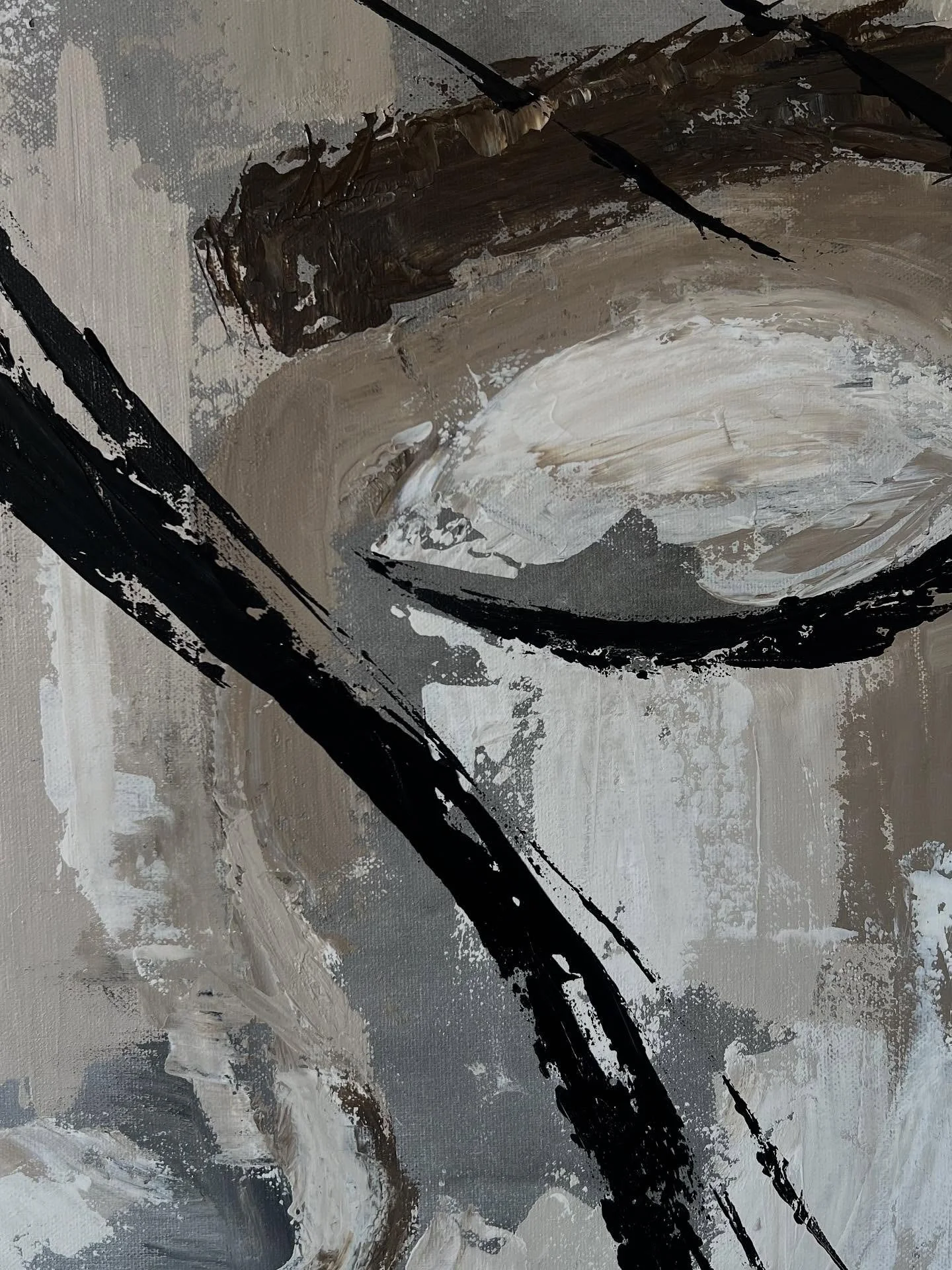 Snippets of a new painting &hellip; 

#artwork #abstractart #originalpainting
#contemporaryart #arttips #modernart #texturedpainting #texturedart #artforsale #customart #artcollective #homedecor #artcollector #interiordesign #interiordecor #portrait 