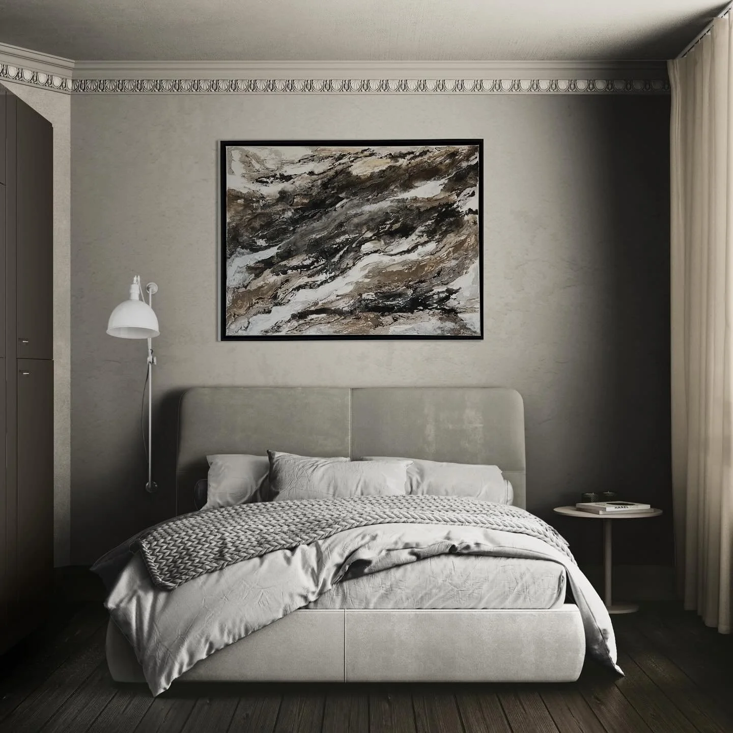 Would this piece fit your space? “Midnight Reverie” available on my website 🖤
#AbstractArt #ModernArt #ContemporaryArt #OriginalArt #ArtForSale #ArtworkForSale #ArtInspo #ArtCollector #EmergingArtist #AbstractPainting #InteriorDesign #M