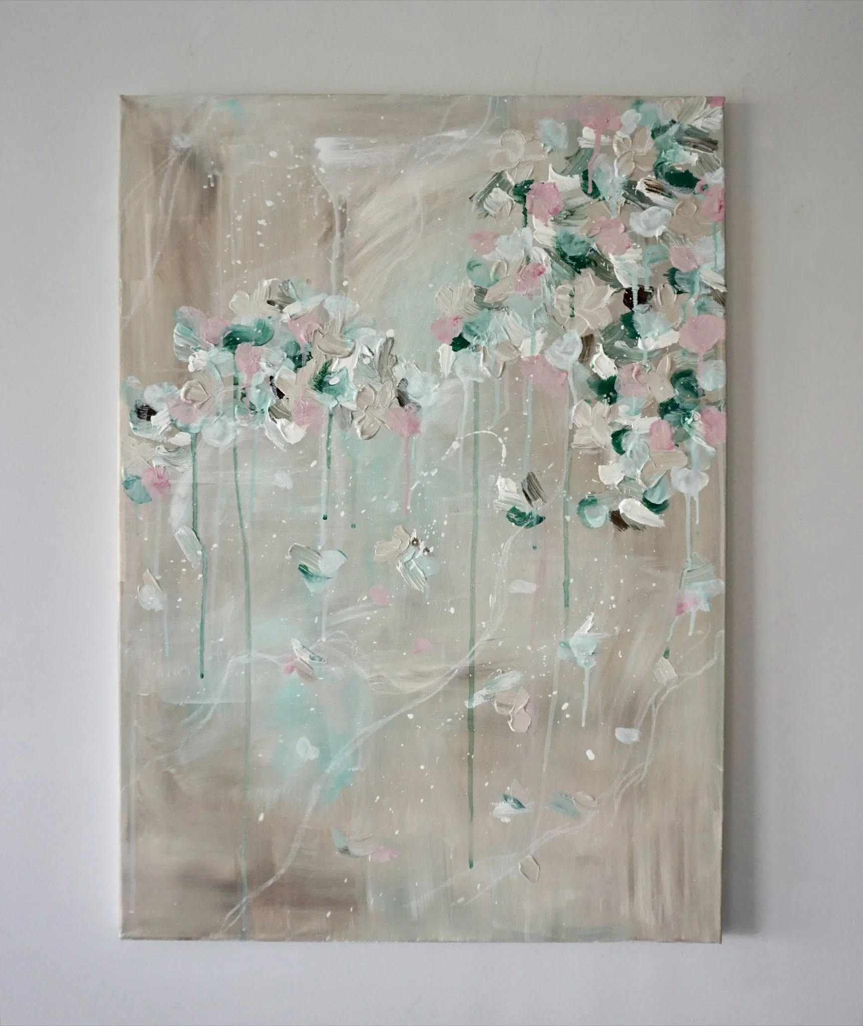 &ldquo;Whispers of Spring&rdquo; available on my website now 🩷

#abstractart #artforsale #originalpainting #interiorart #contemporaryart