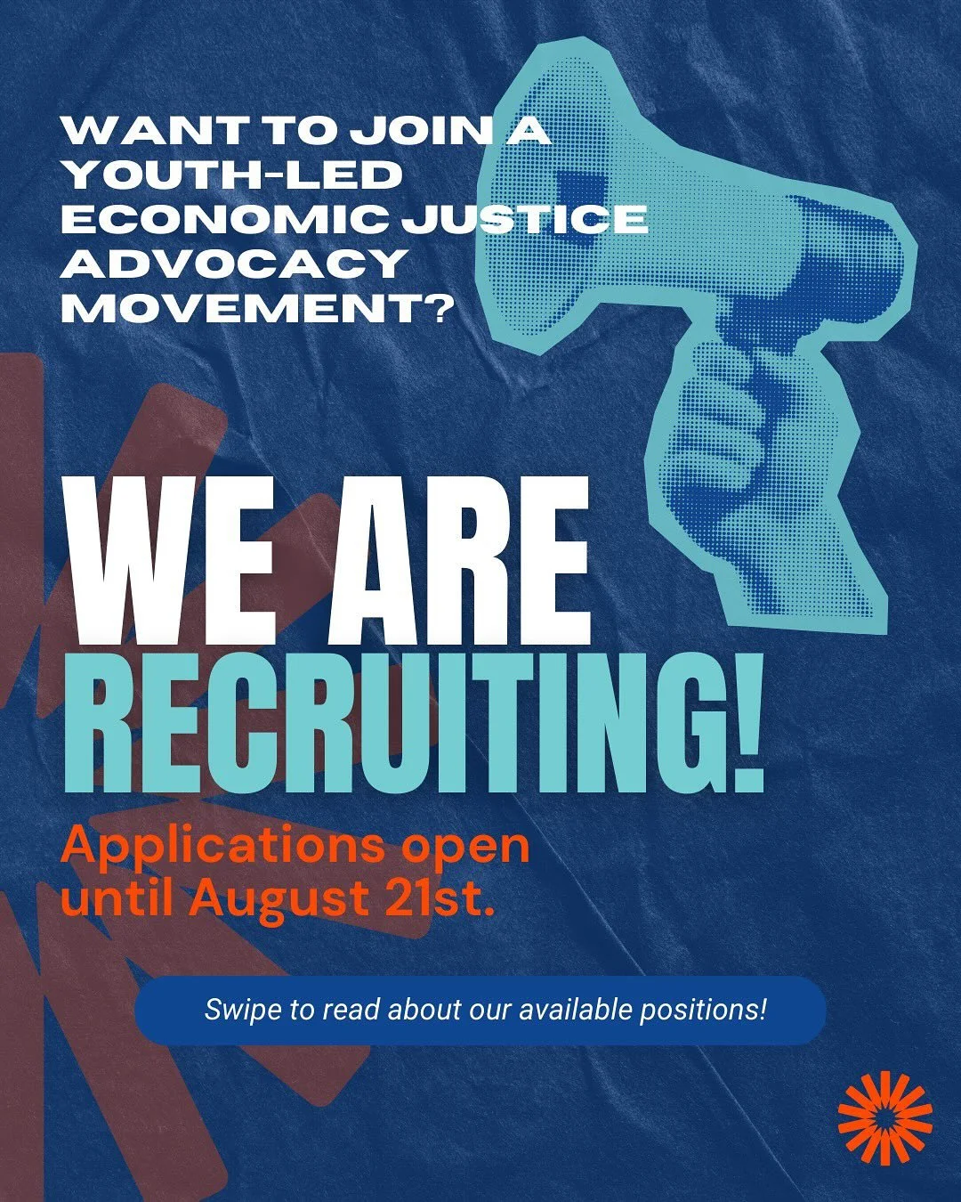 Want to join a youth-led economic justice advocacy movement? π£
WWAD is recruiting for the 2025-2026 year for our core team positions! We’re looking for folks to fill the following roles: CA Policy Co-Director, NY Policy Director, Social Media