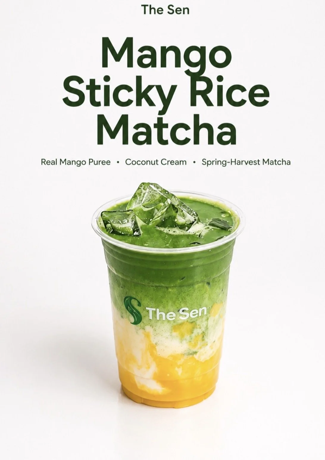Mango Sticky Rice Matcha 