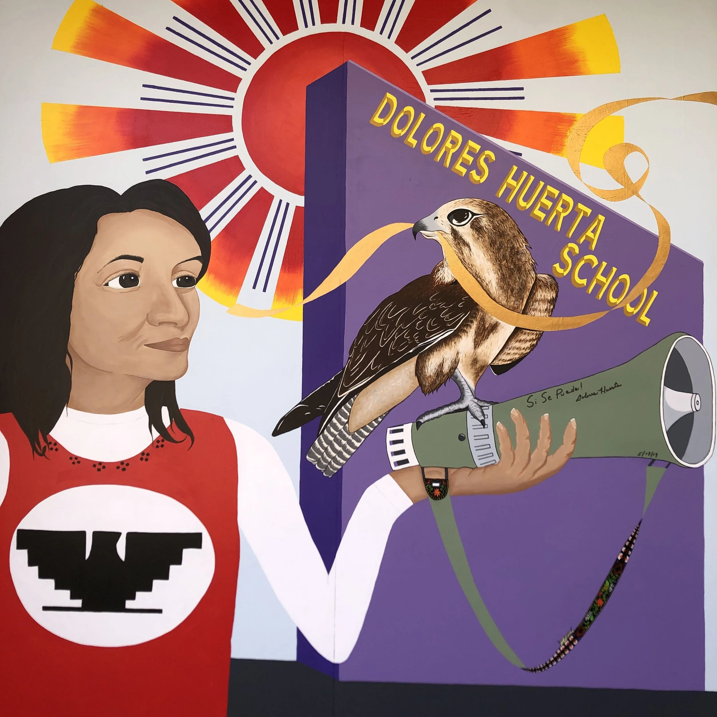 Dolores Huerta & Falcon