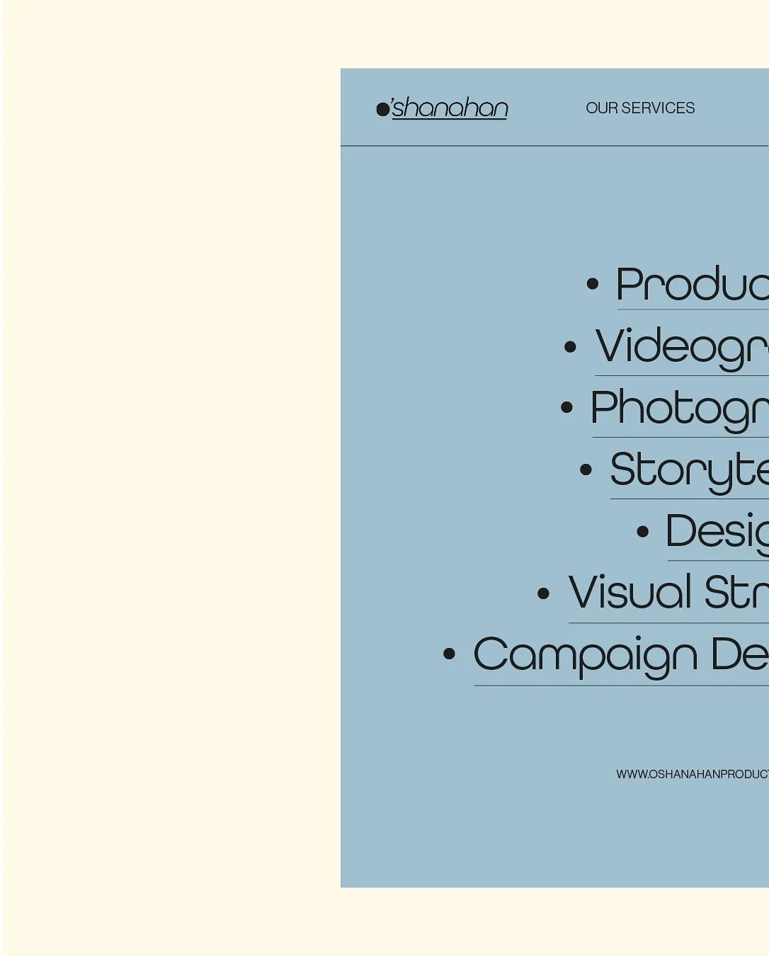 Services designed to make your story shine✨