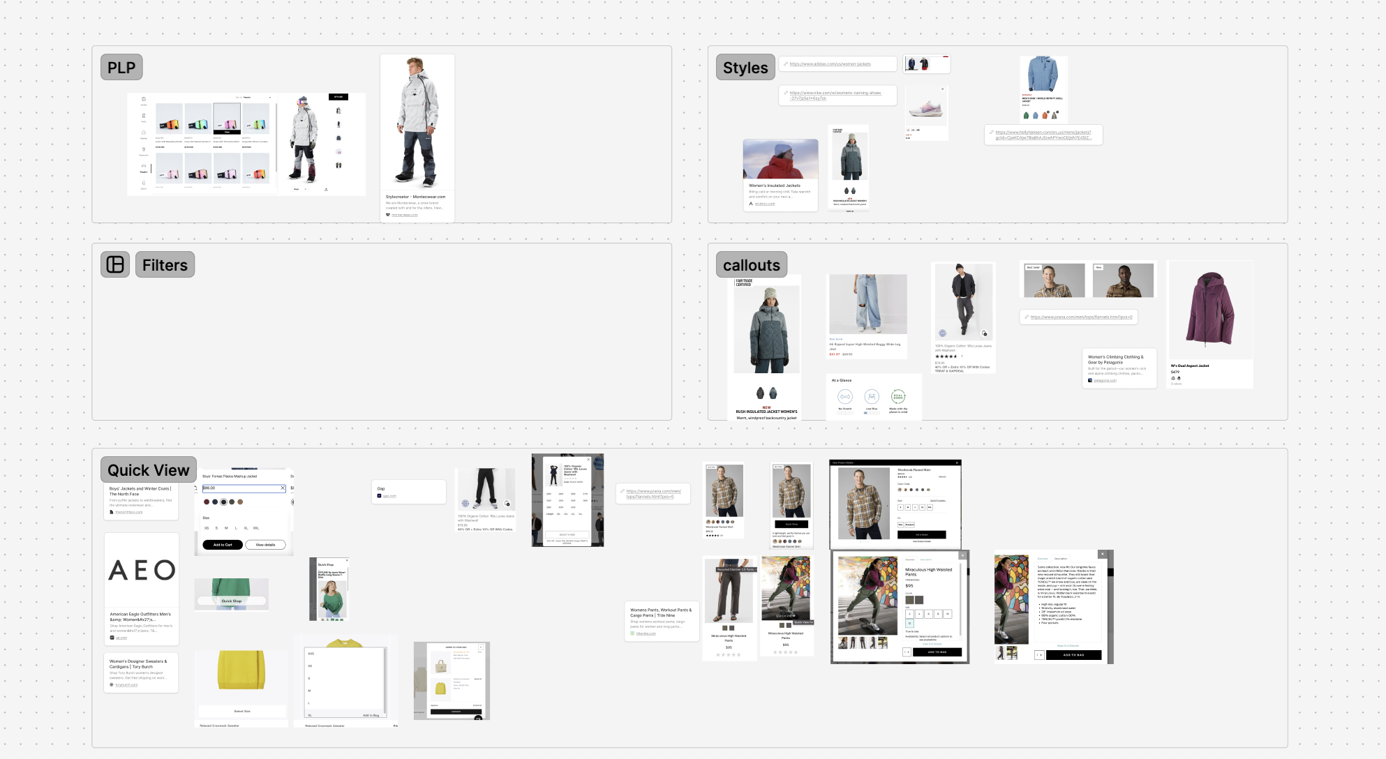 screen shot of figjam competitor layout