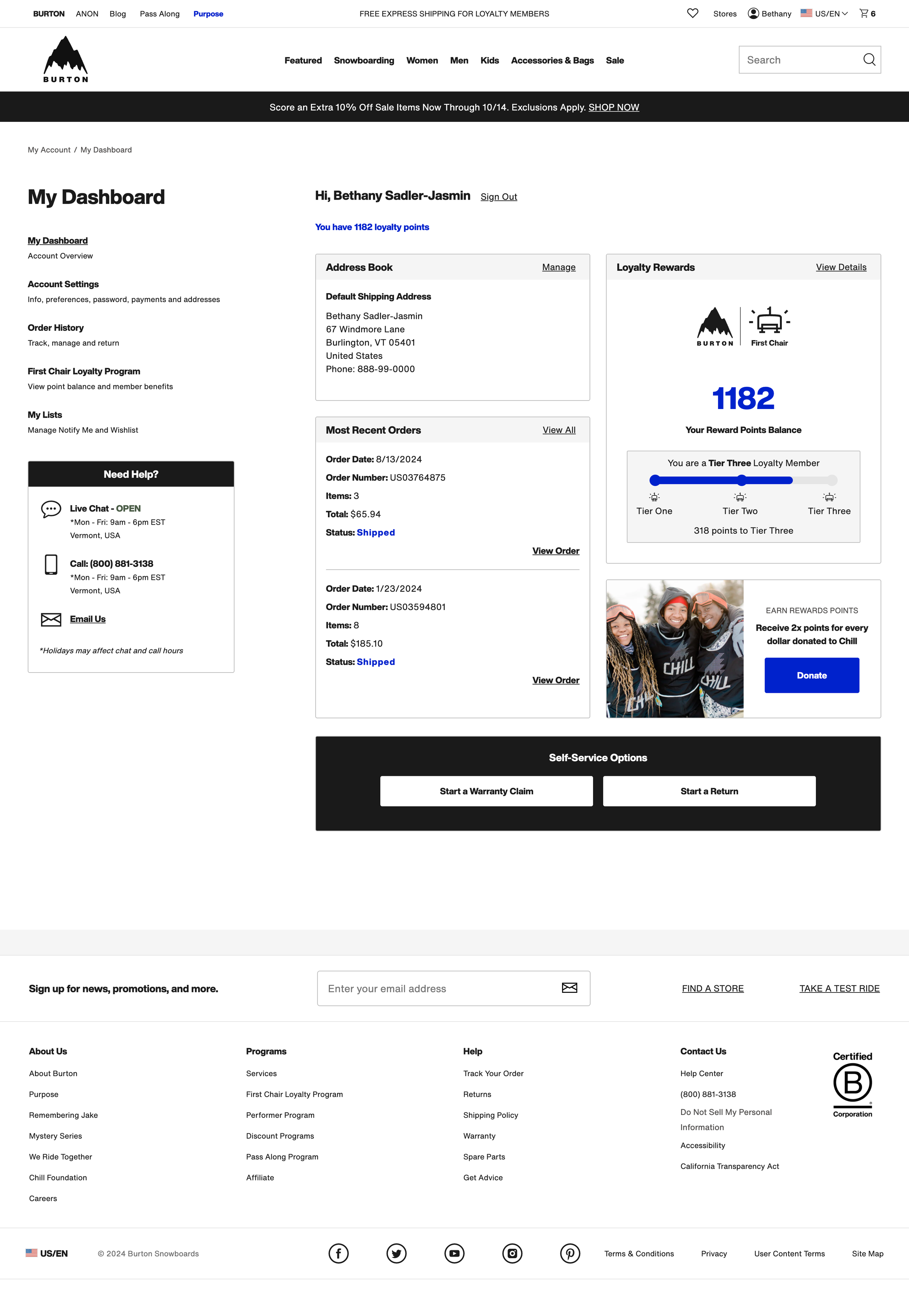 screenshot desktop my account