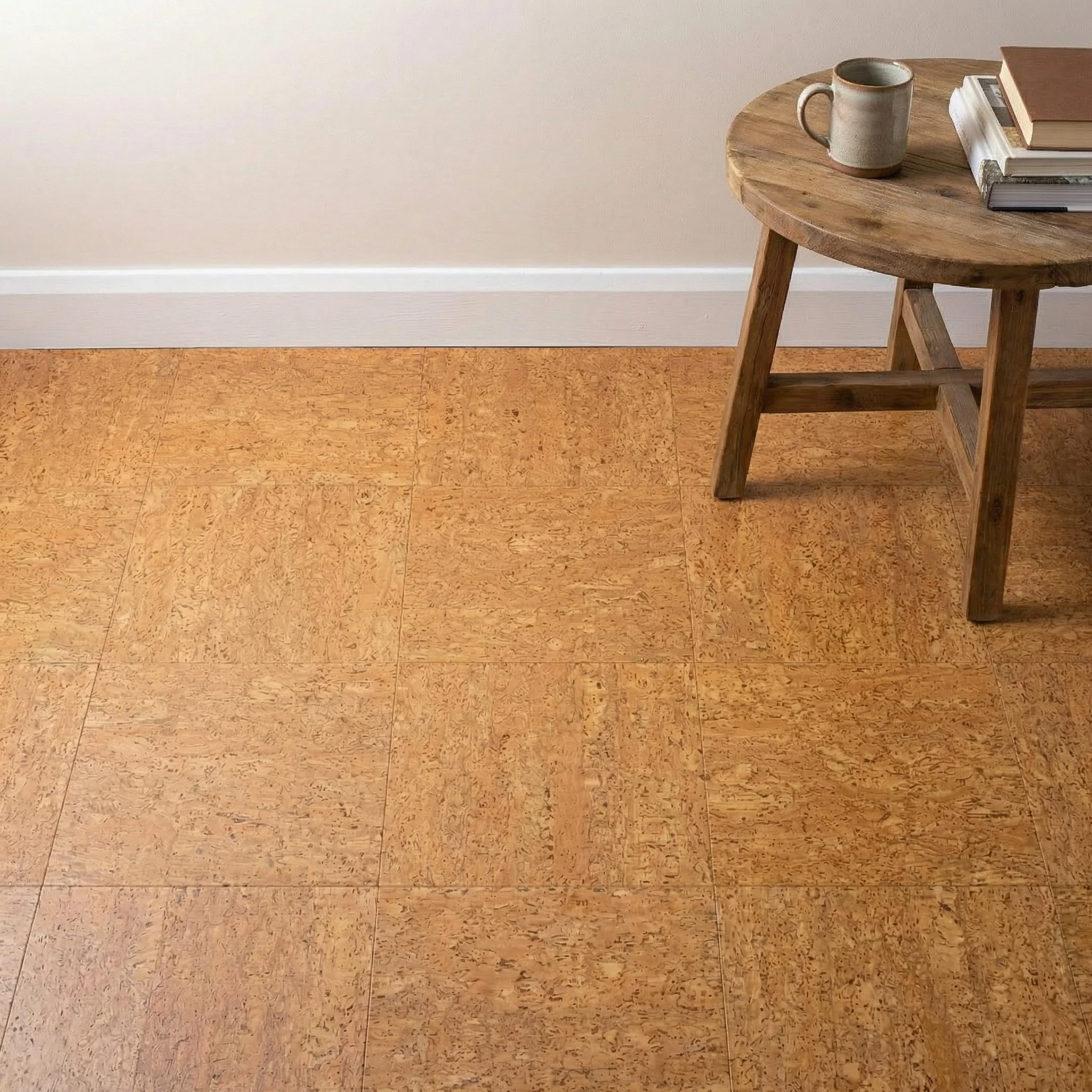 Cork Tiled Flooring