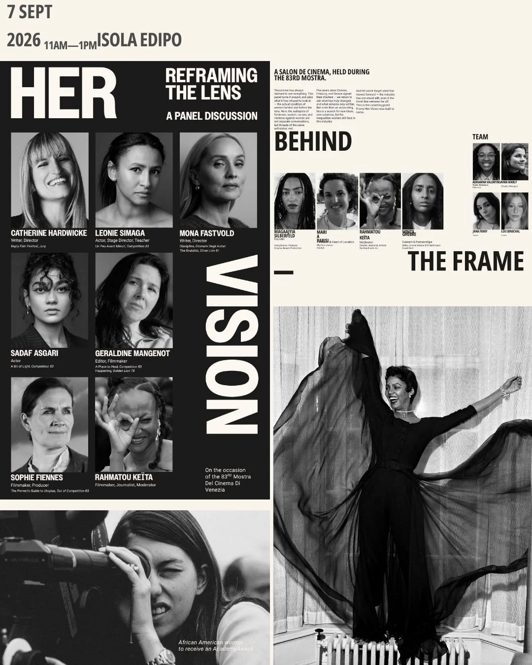  Women in Film’s FRAME HER VISION panel at the Venice International Film Festival
