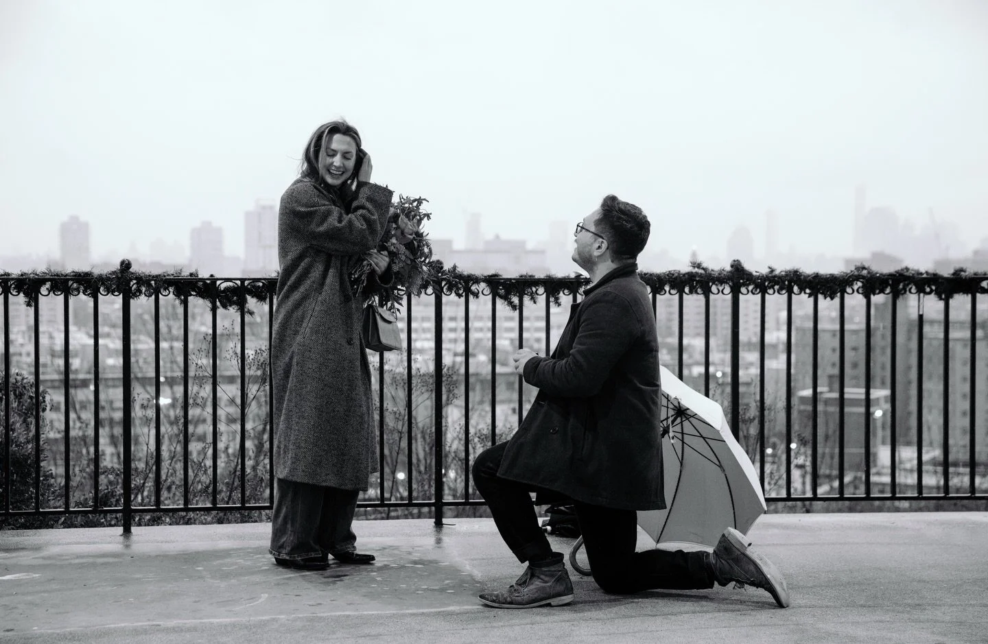 We interrupt your regular bass and ska related content for some big news from Jersey City!! Engaged?? More like ENRAGED 😤😤 (scroll) @nineflightsup 🥰🥰