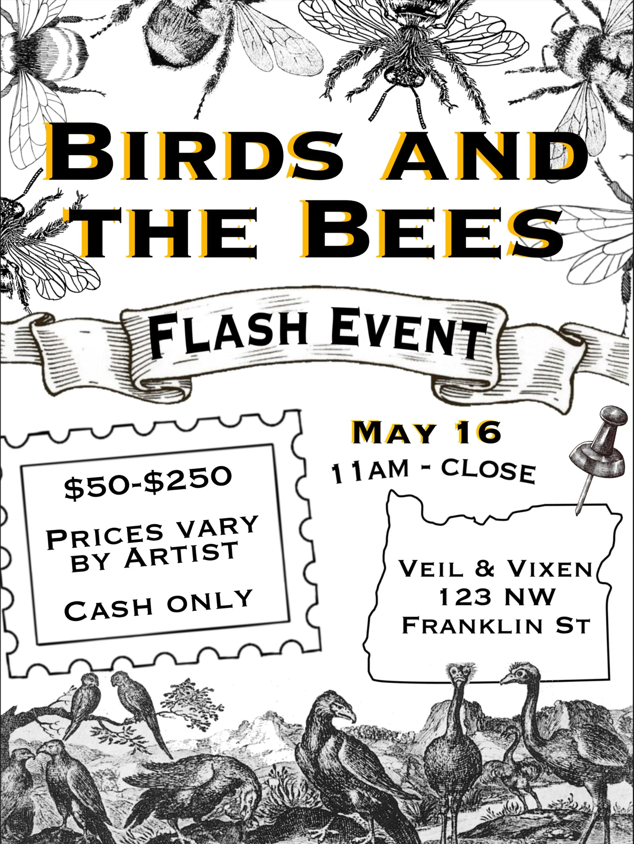 Come see us today at our flash event! 

And if you can&rsquo;t make it but see something you like, reach out to one of our artists directly!