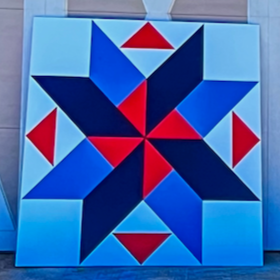 #7 Red, White & Blue Star

