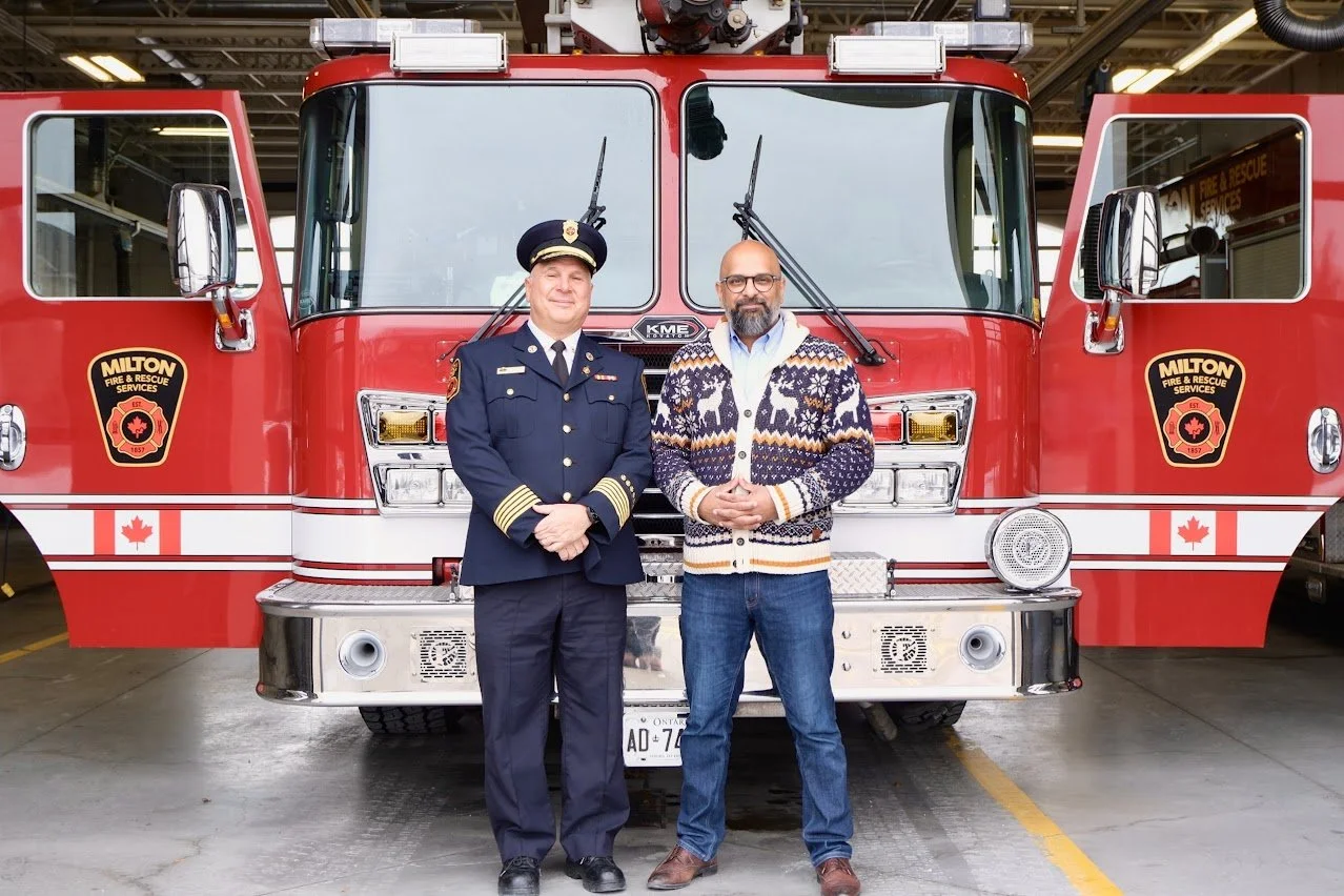 Milton Firefighters Receive $80,677.76 in Funding from the Province to Enhance Firefighter Safety