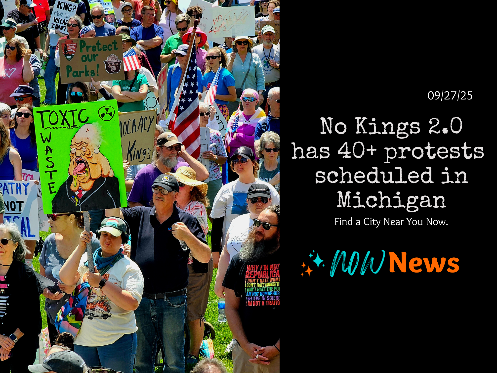 No Kings 2.0 Michigan Protests