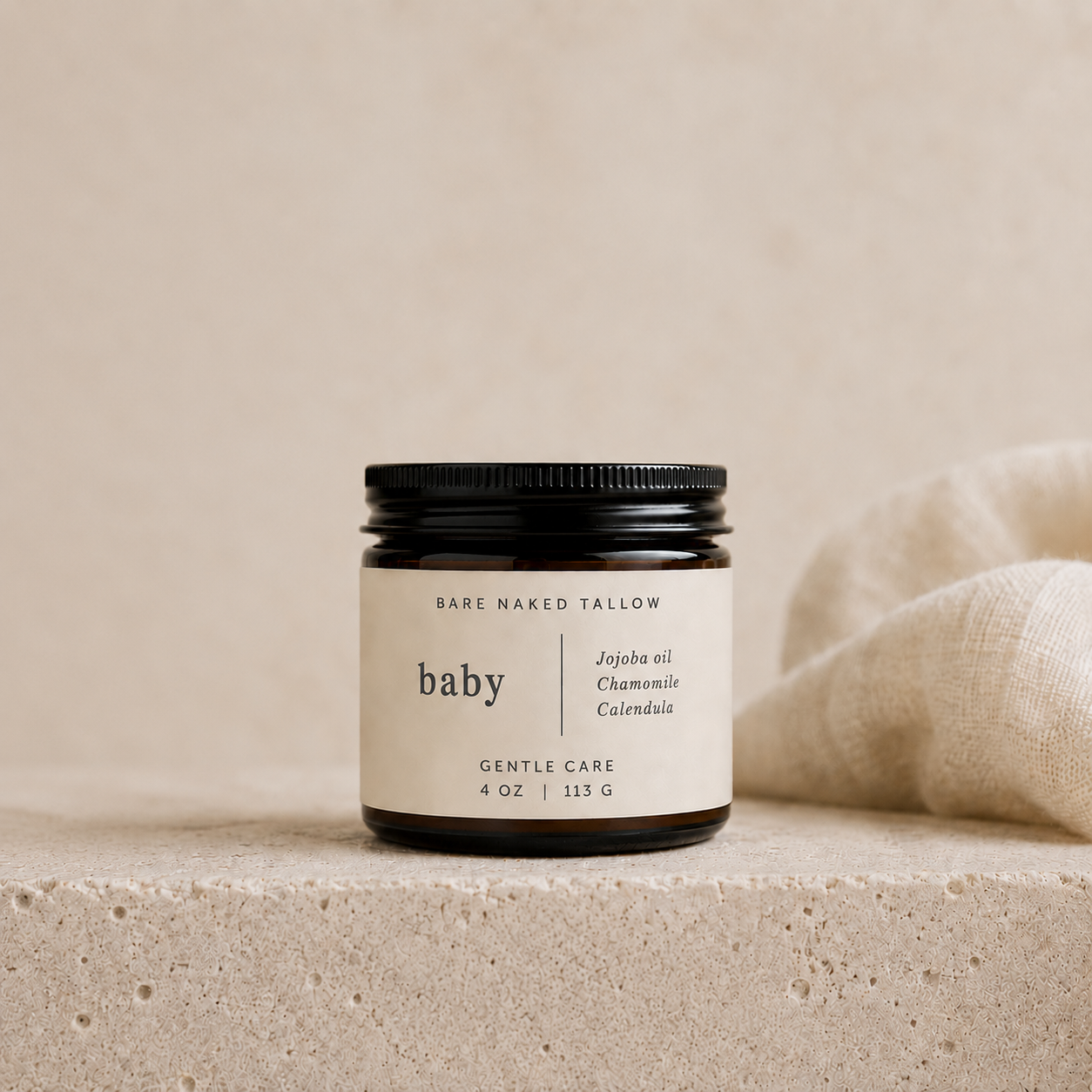 Tallow Baby Cream for Sensitive Skin