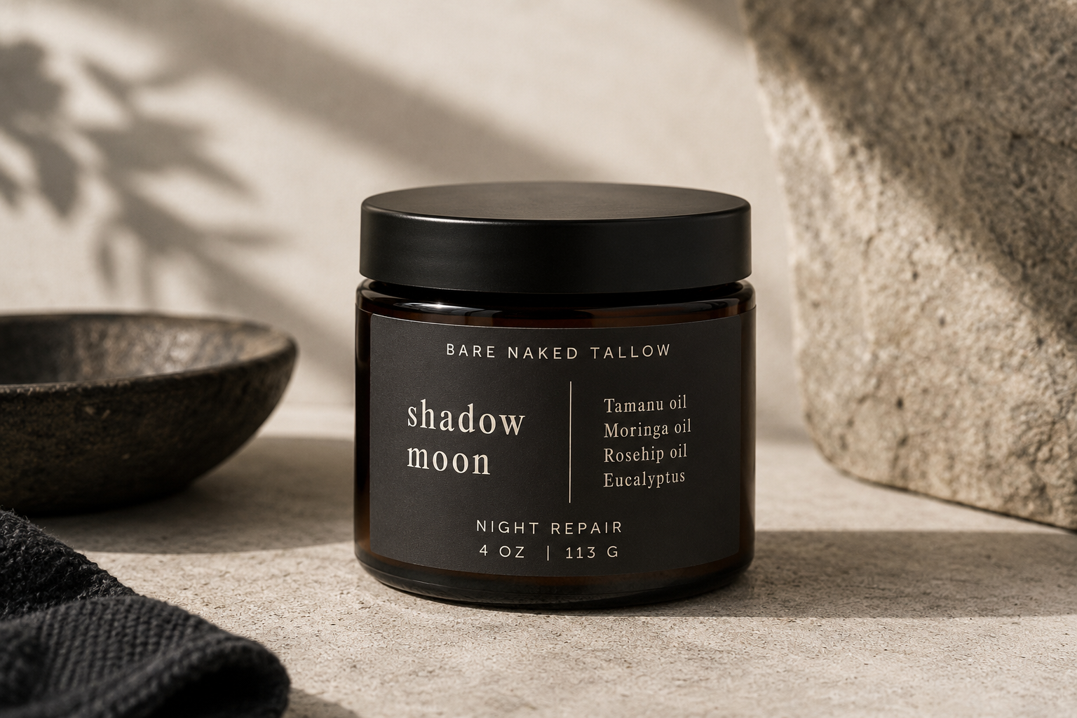 Shadow Moon Tallow Cream I Night Repair For Reactive Skin
