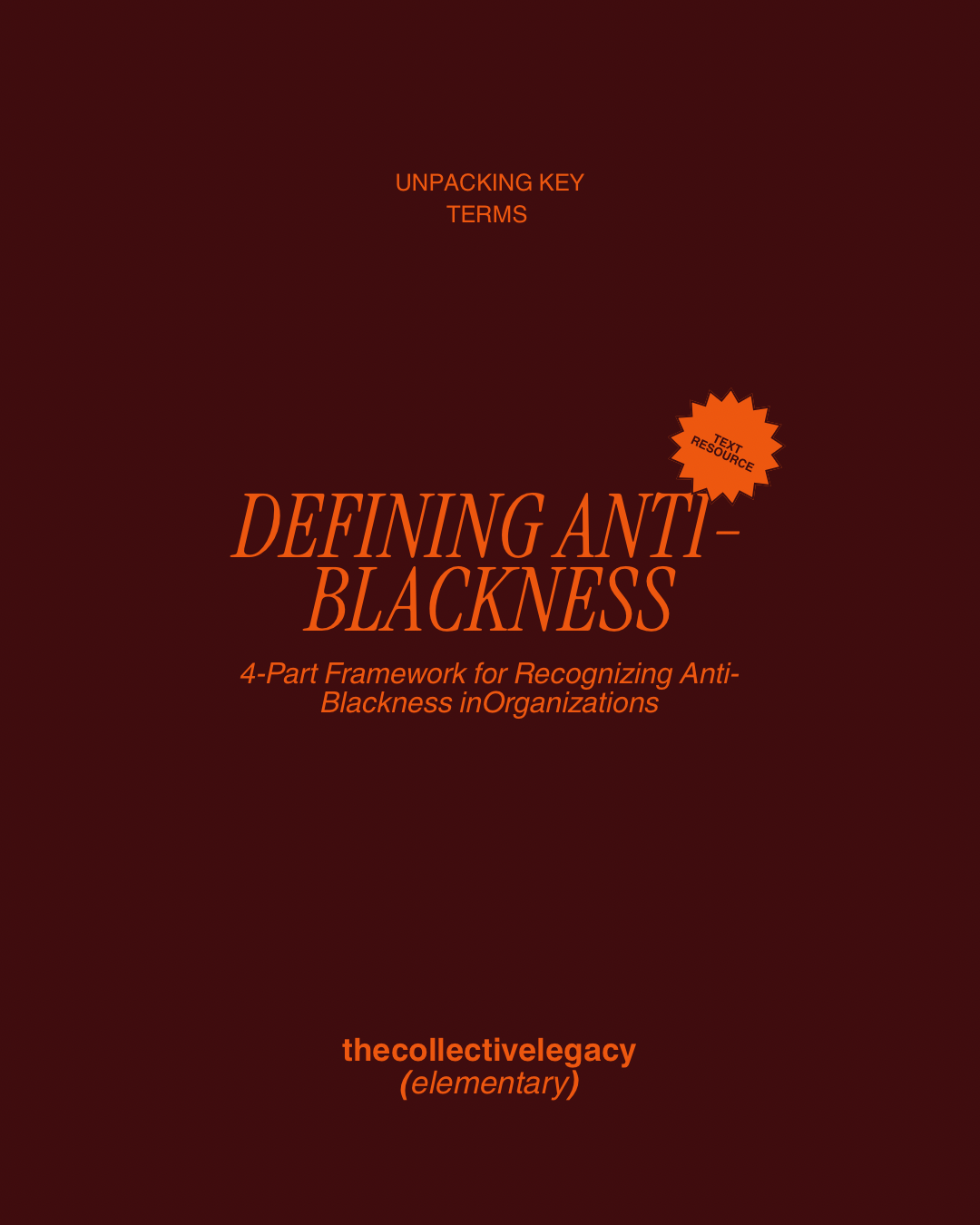 Understanding Anti-Blackness