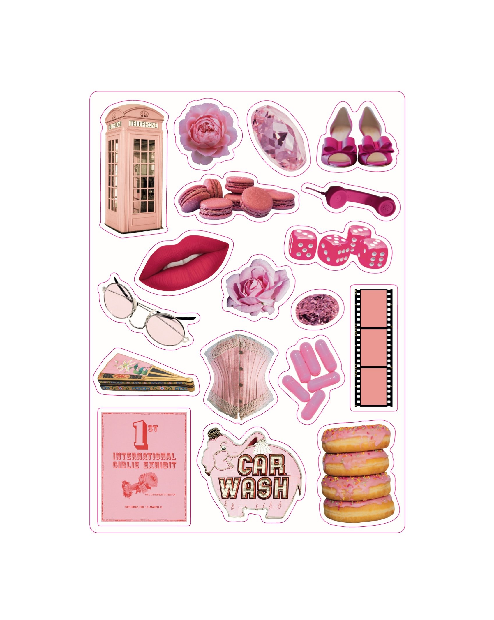 PINK LADIES Sticker Sheet