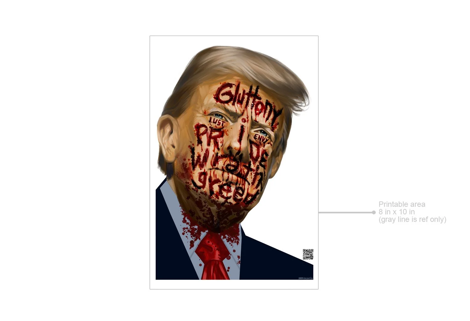 TRUMP SINS [8 in X 10 in]