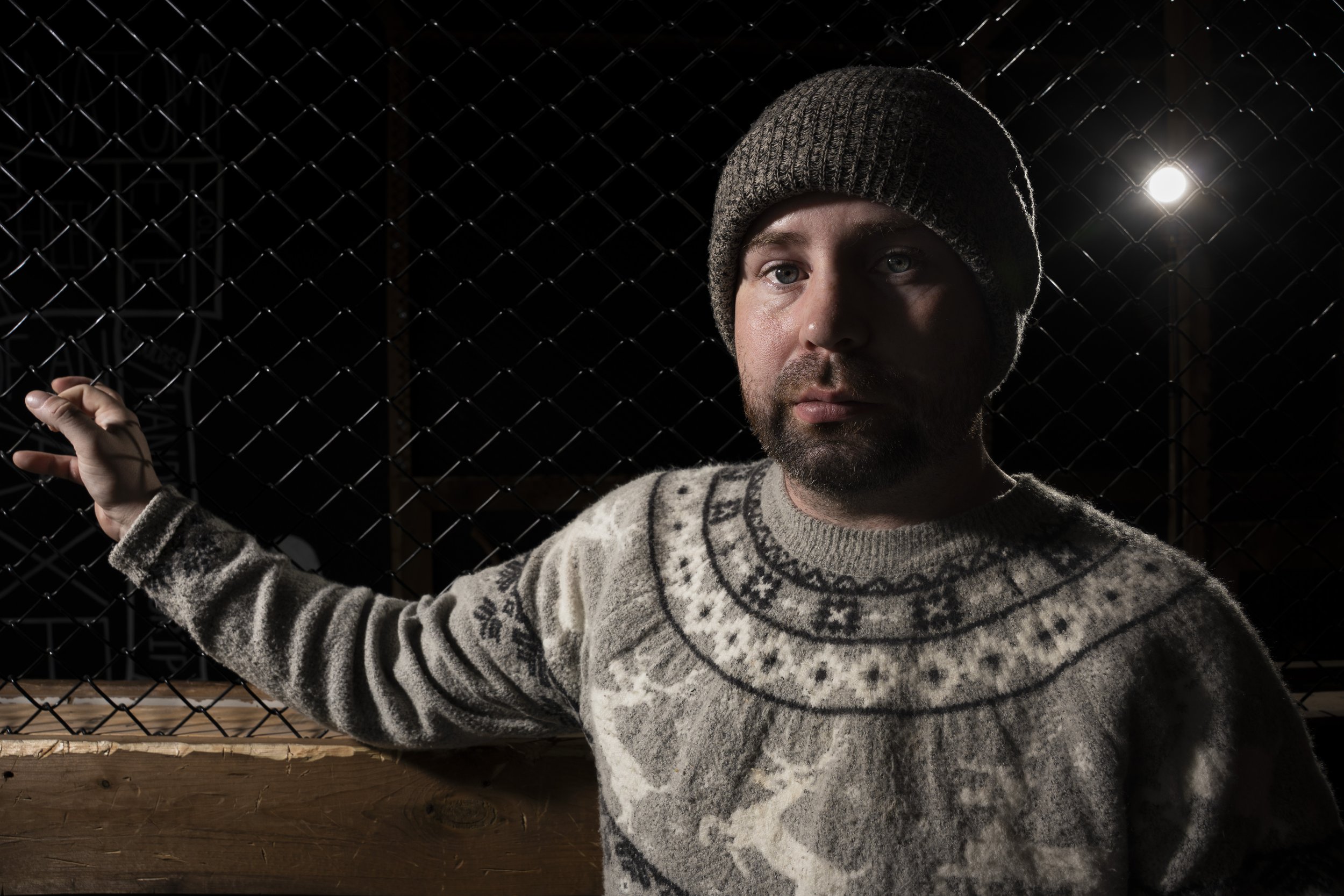 Joseph Palmer, writer and director of the independent feature film Through My Eyes, poses for a portrait. Palmer recently completed the self-funded production with support from members of the local community. DAVID LECLAIR for THE BELLEVILLE INTELLIG