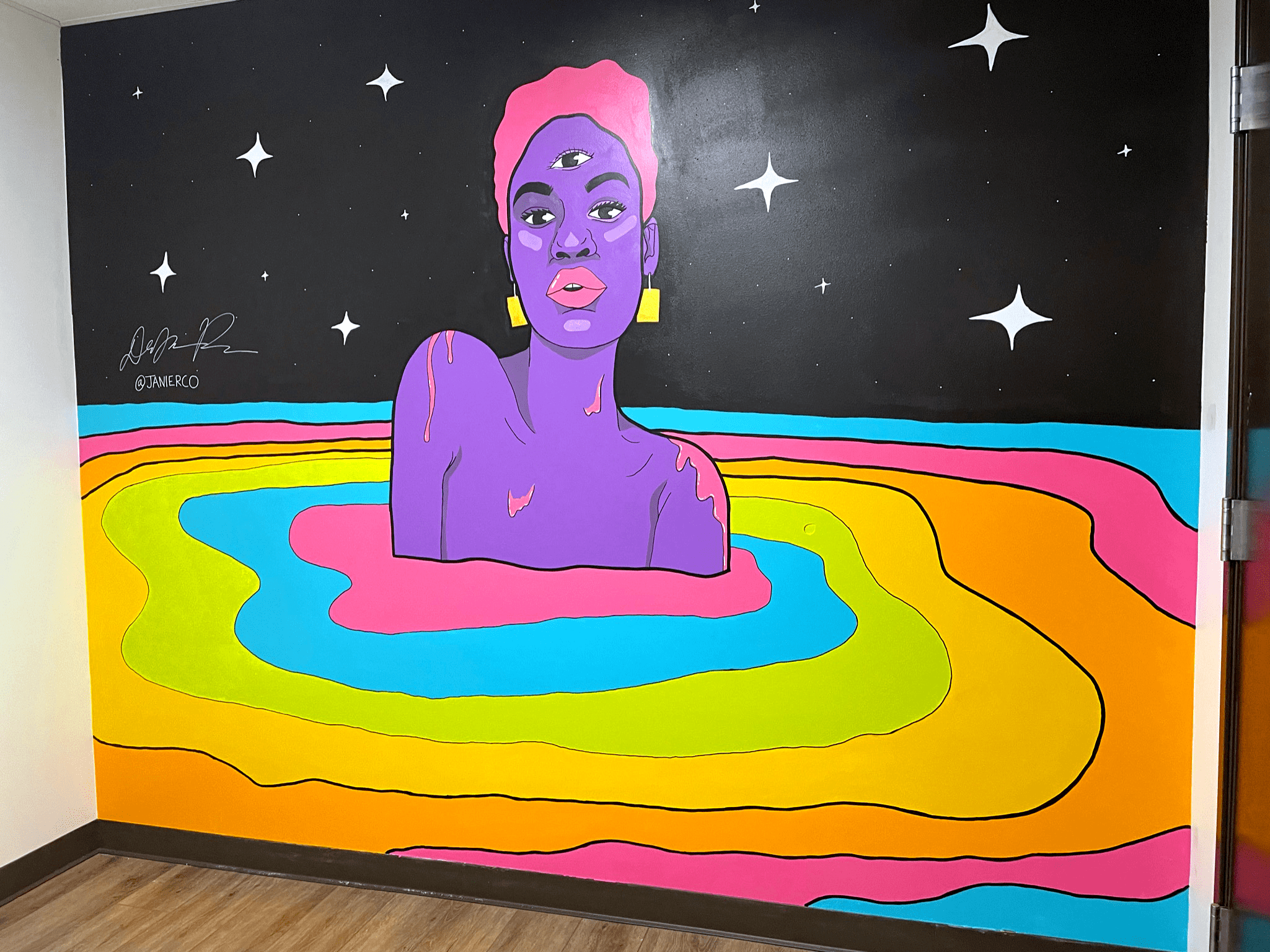 Third Eye Empress Mural (2021)
