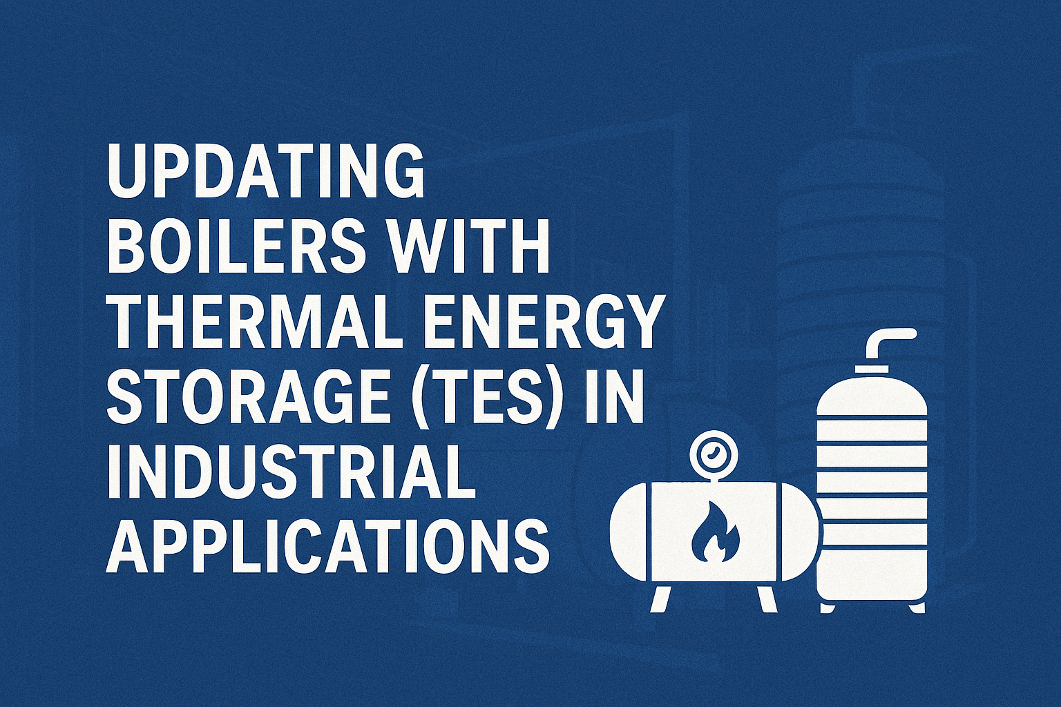 UPDATING BOLIERS WITH THERMAL ENERGY STORAGE (TES) ININDUSTRIAL APPLICATIONS