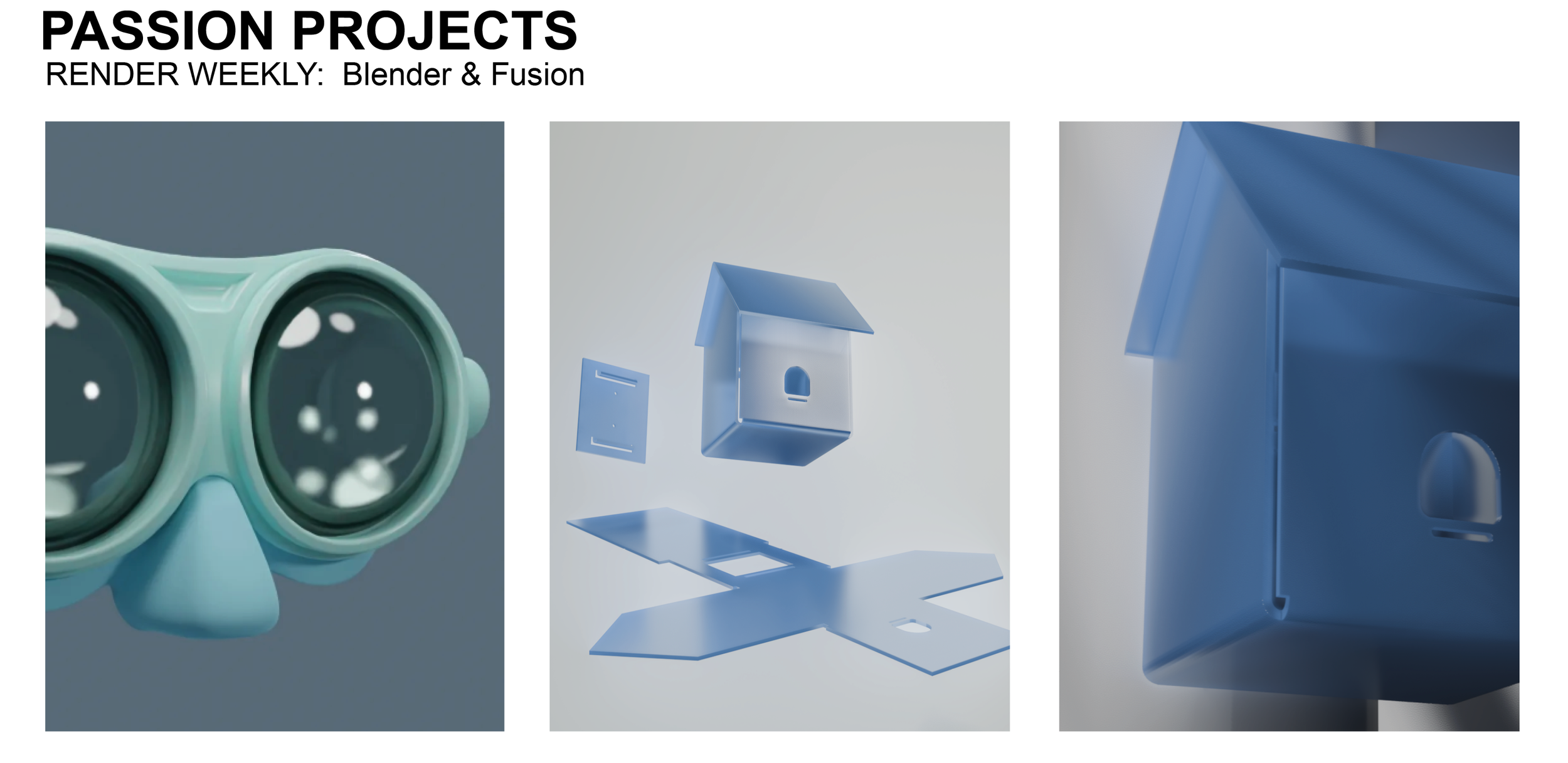 PASSION PROJECTS- Render Weekly  & Visual Scripting