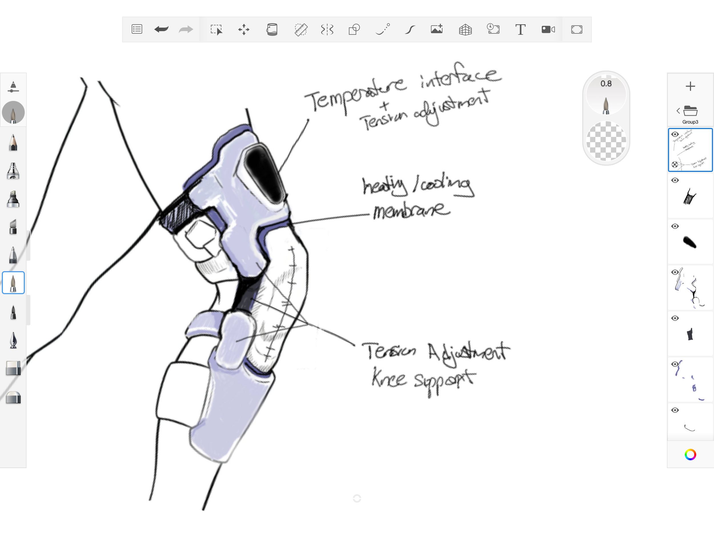 Medical Devices ( Passion Project) & Vizcom Sketch Iteration
