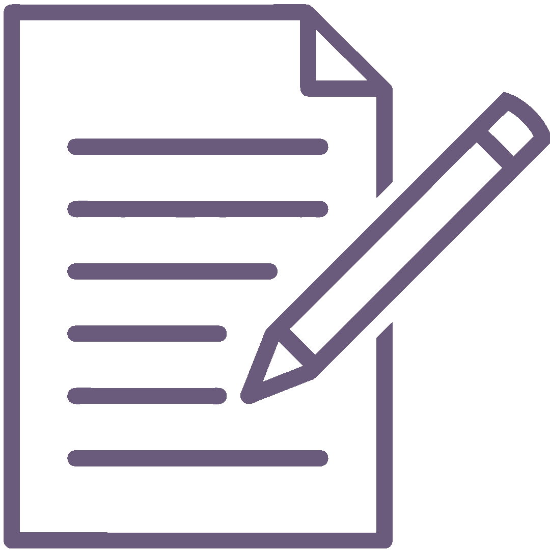 Outline of a document with lines of text and a pencil writing on it.