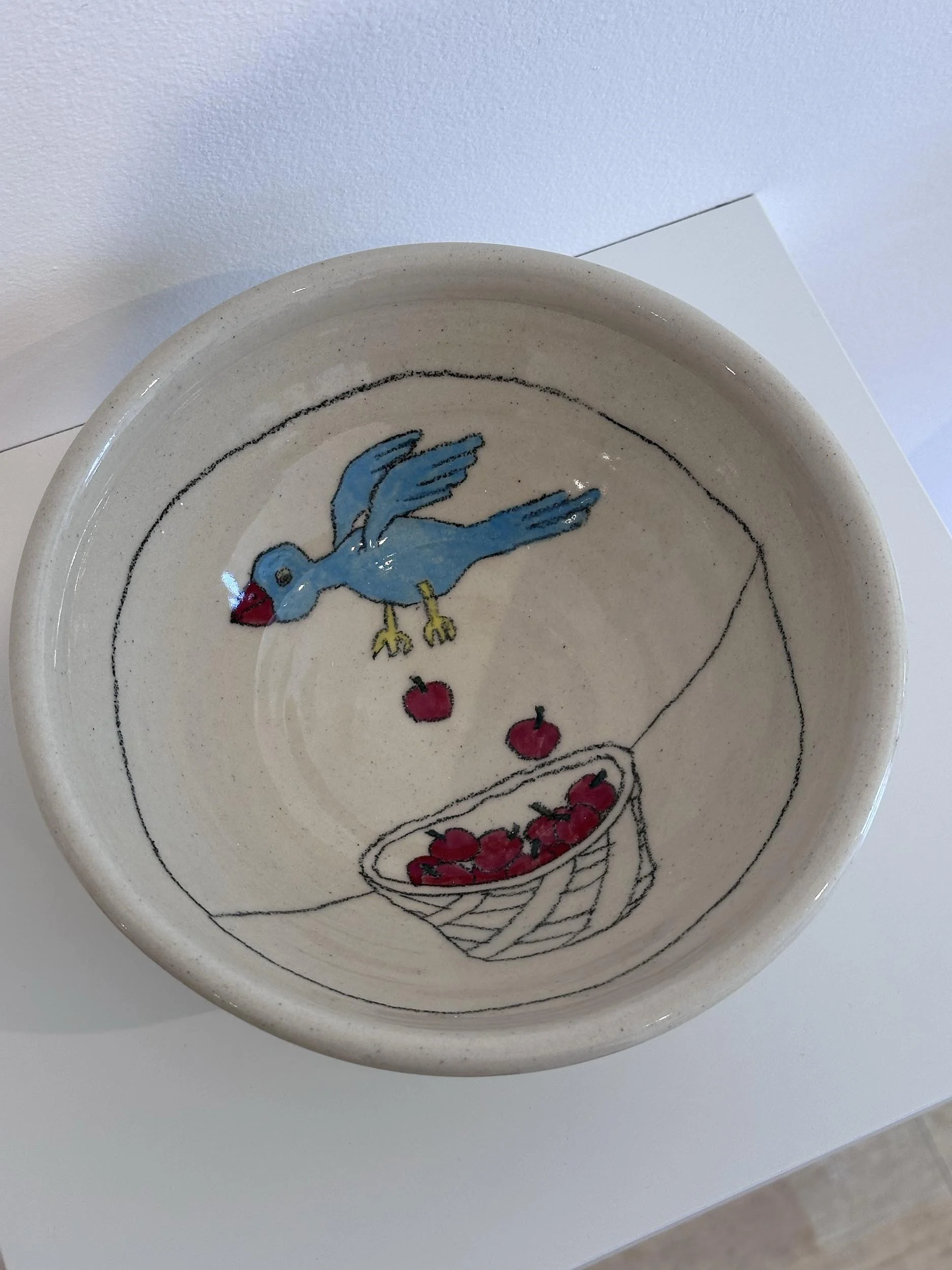 Bird Dropping Apples