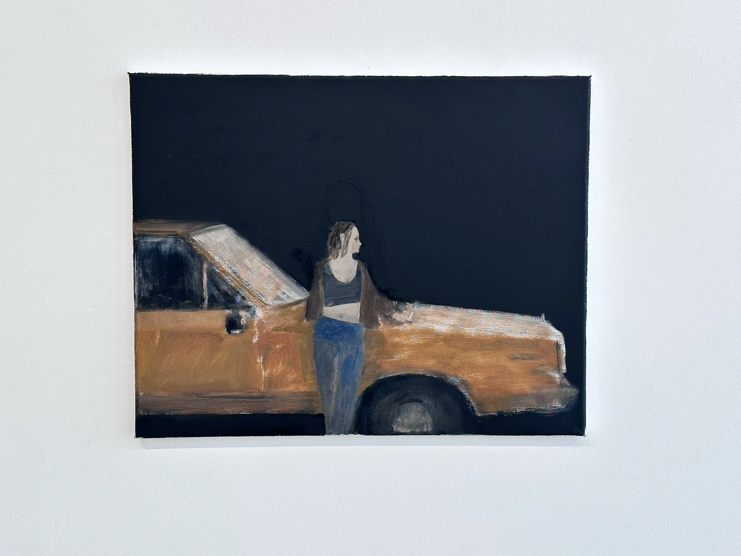 Nick Bontorno - Smoking girl and a yellow car
