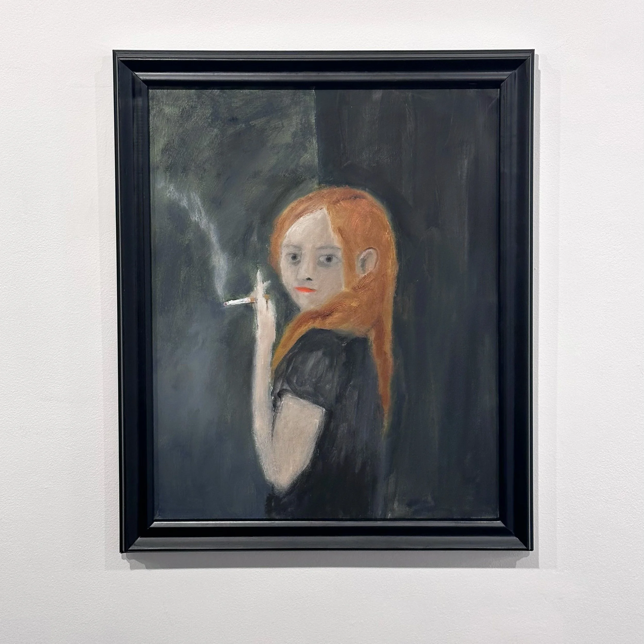 Red Haired Girl Smoking