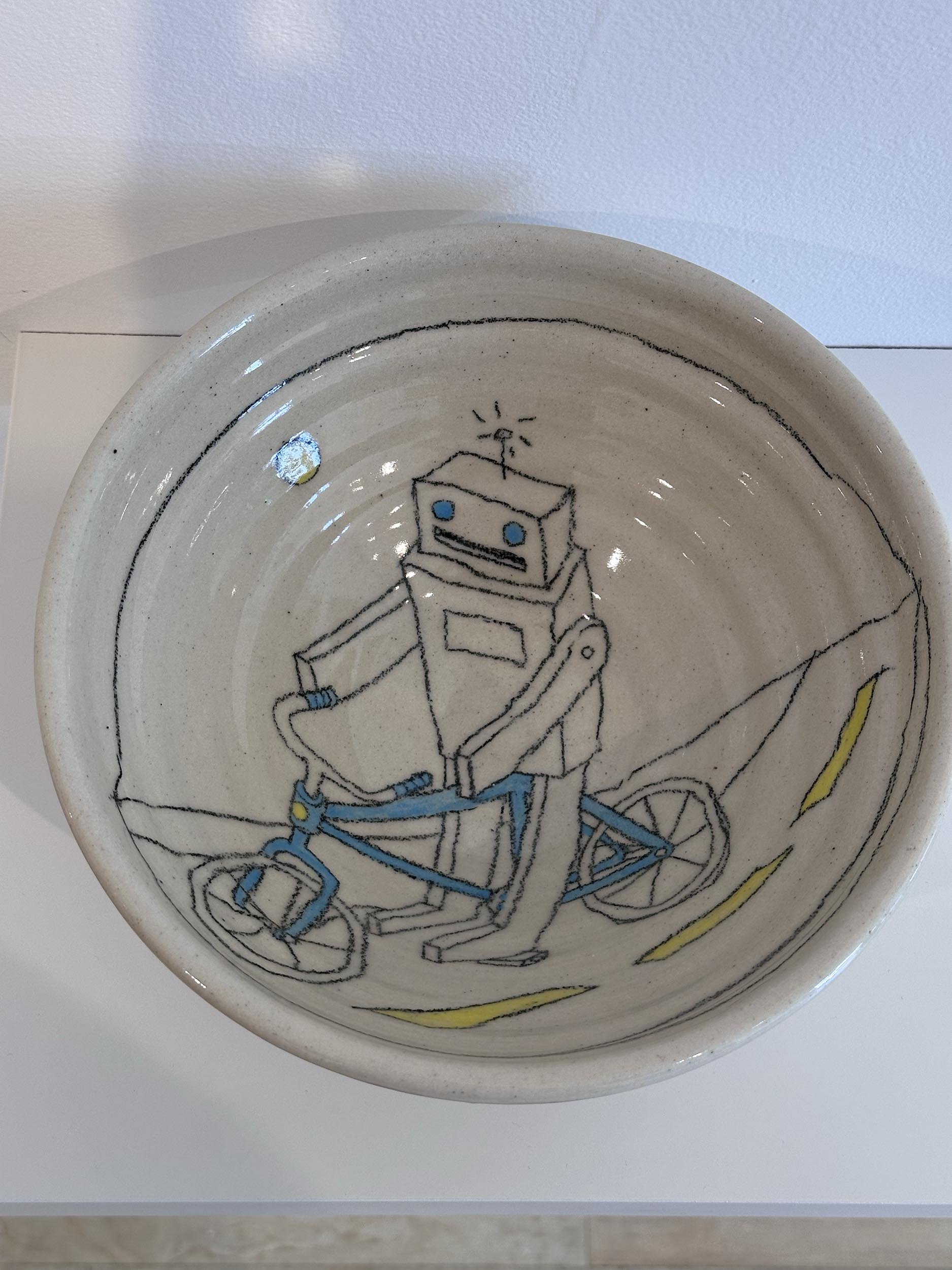 Robot Riding Bike