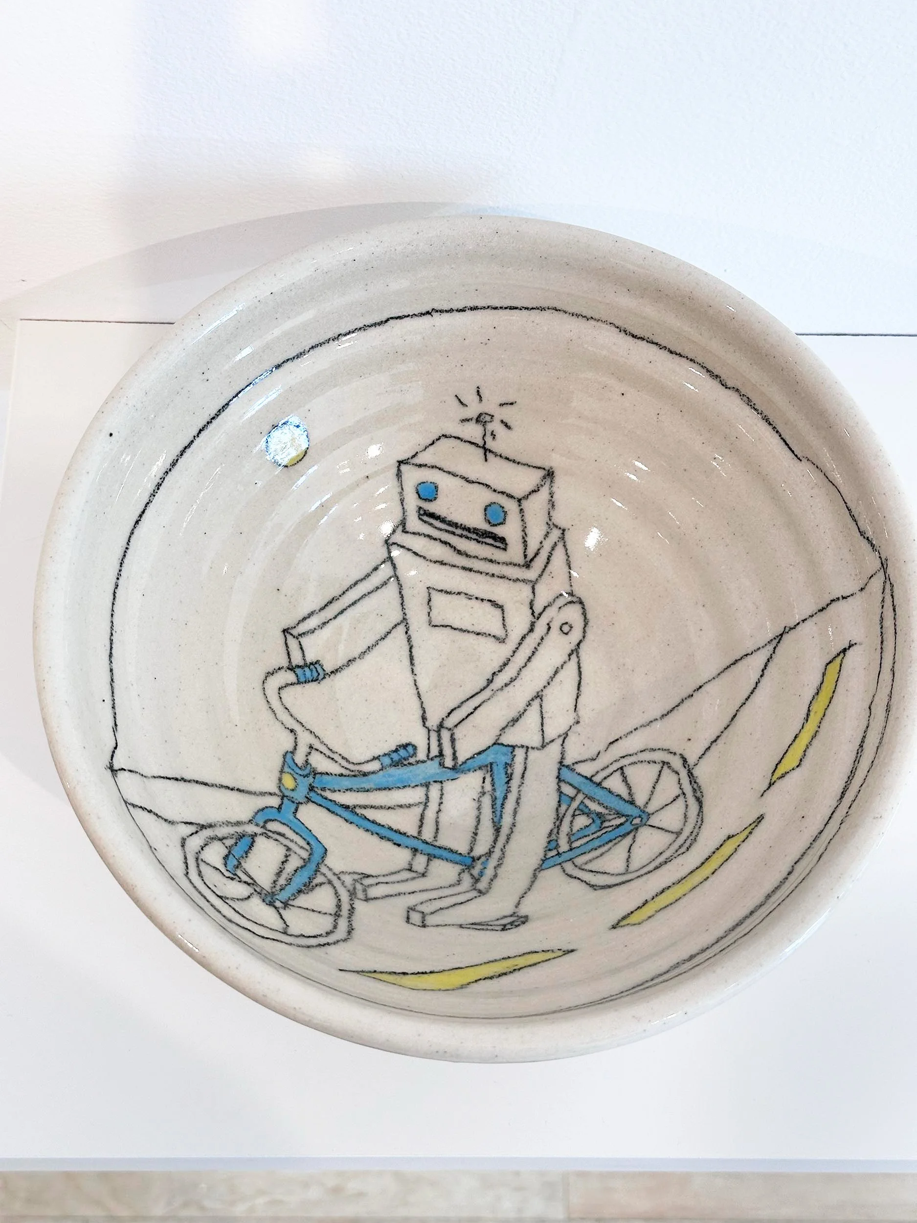 Robot Riding Bike