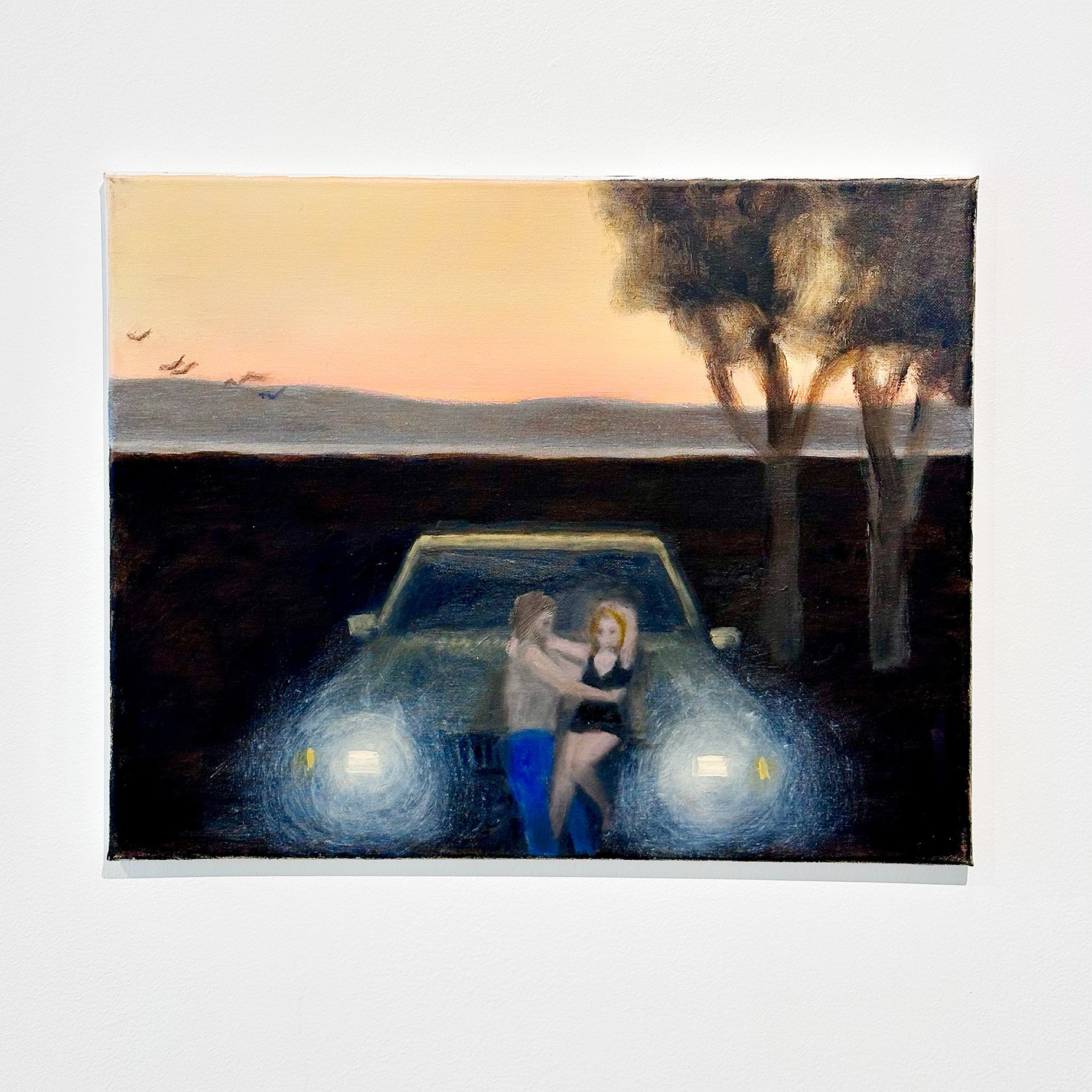Making out by the lake