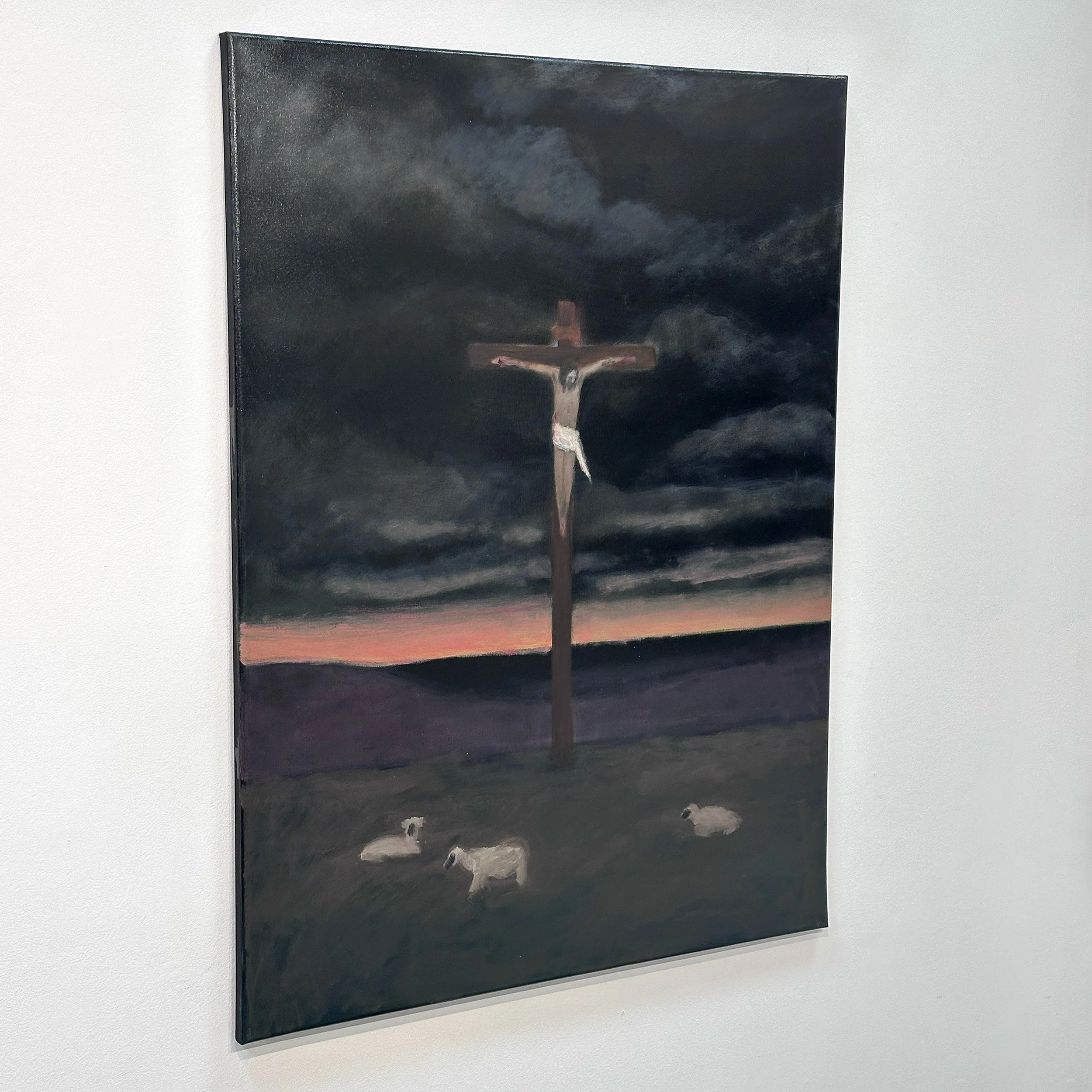 Crucifix with Sheep