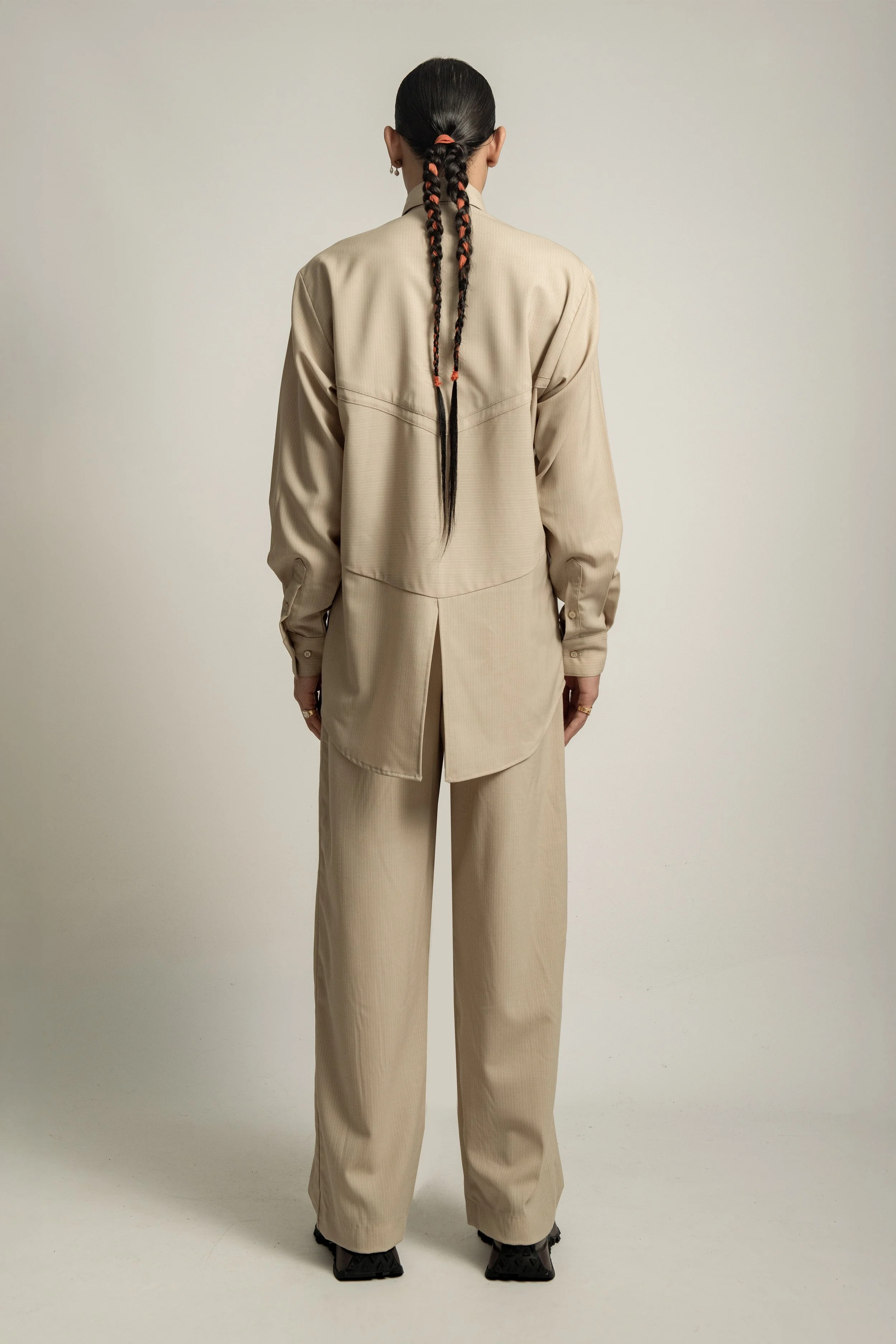 VAN BRUSSEL SIERRA PANELLED SHIRT BACK