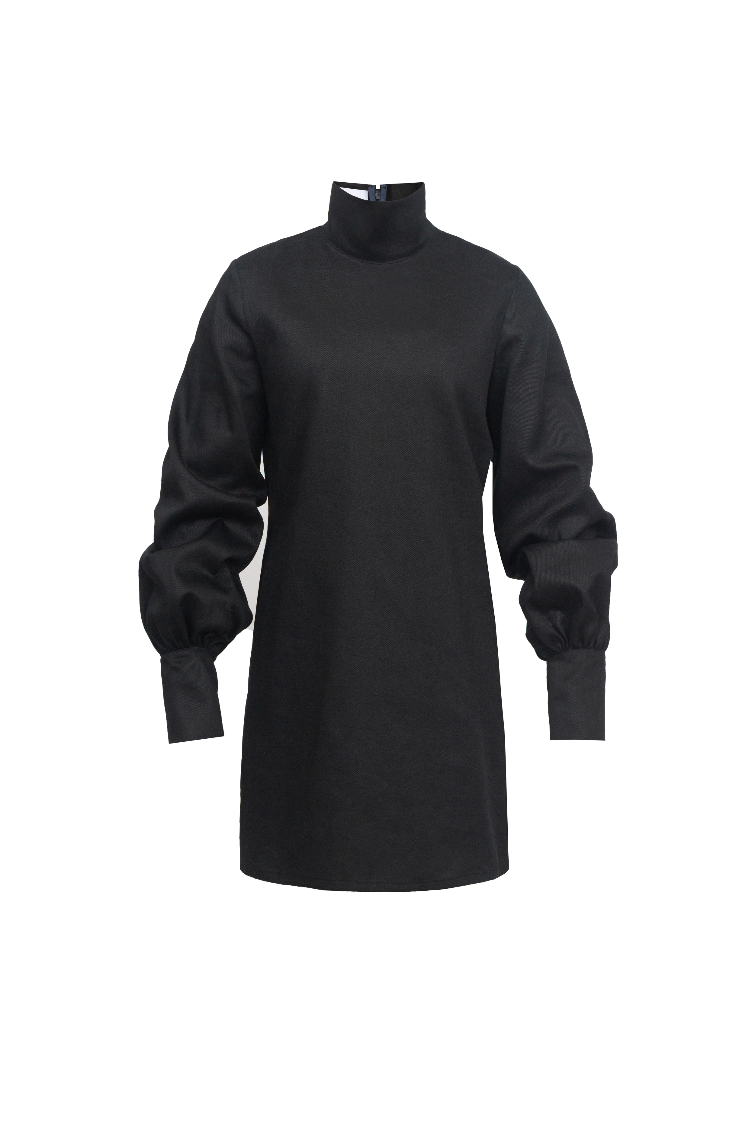 VAN BRUSSEL EMBER BELL SLEEVE DRESS FRONT