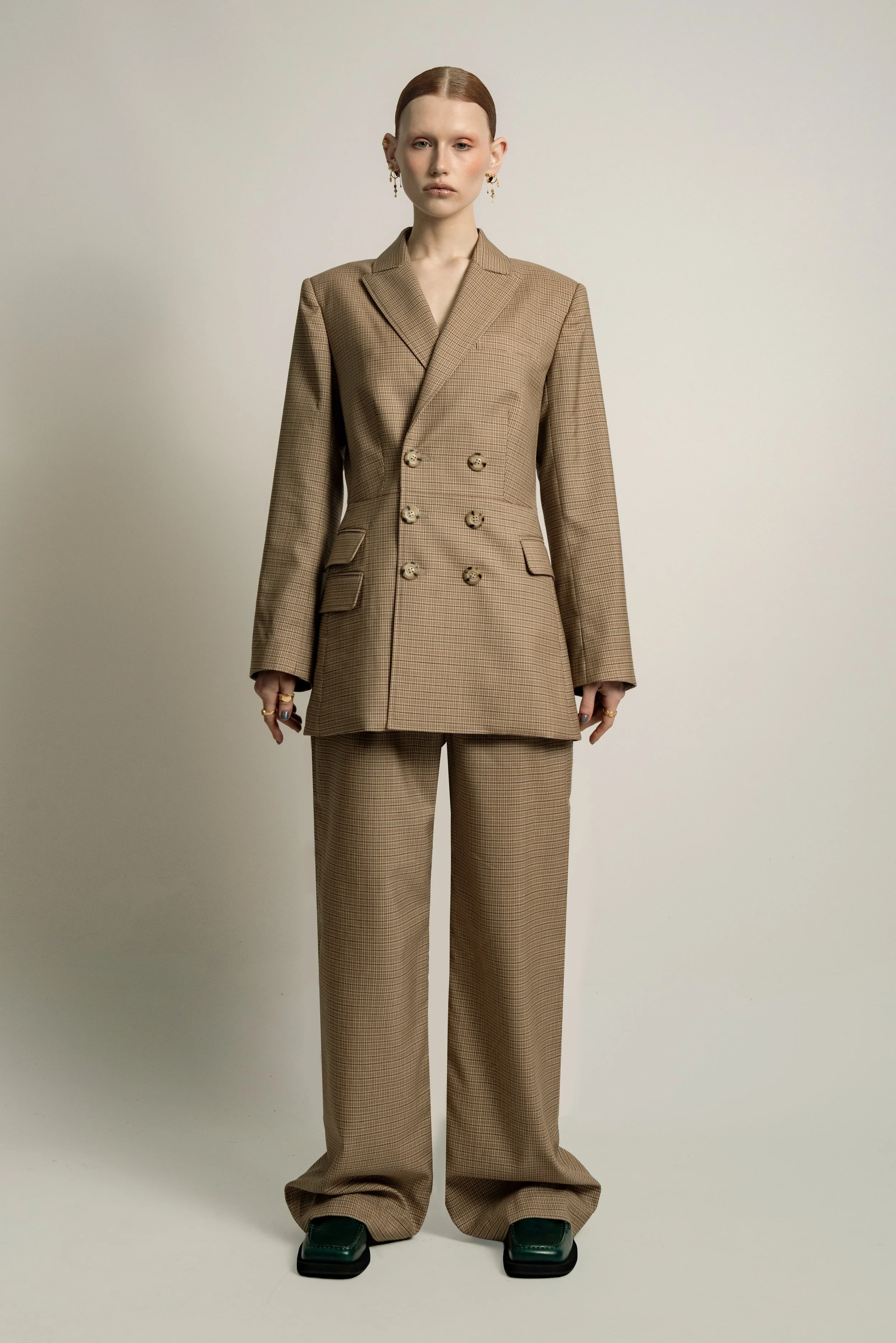 VAN BRUSSEL ALESSANDRO BLAZER FRONT ASH
