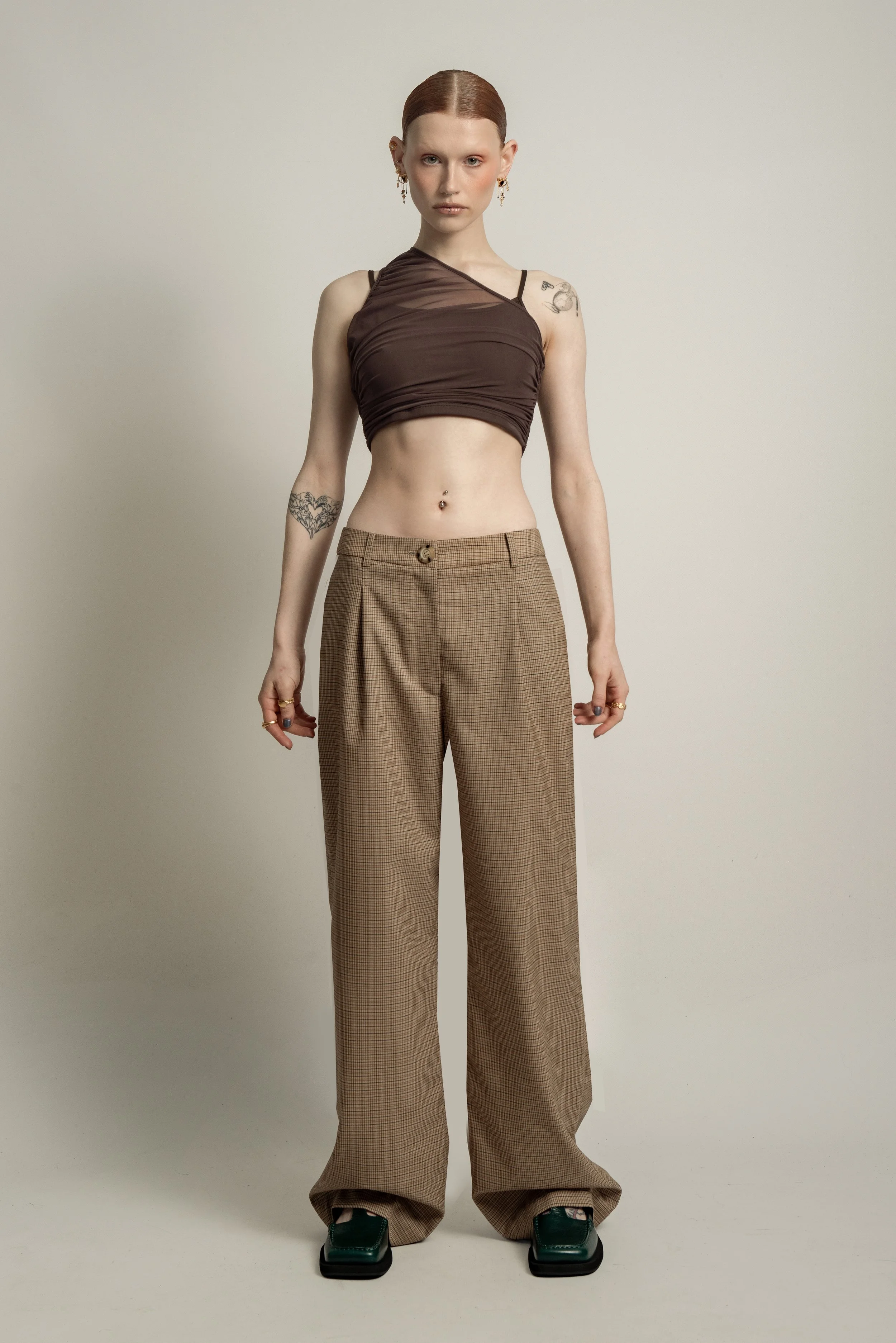 VAN BRUSSEL ALESSANDRO TROUSER FRONT ASH