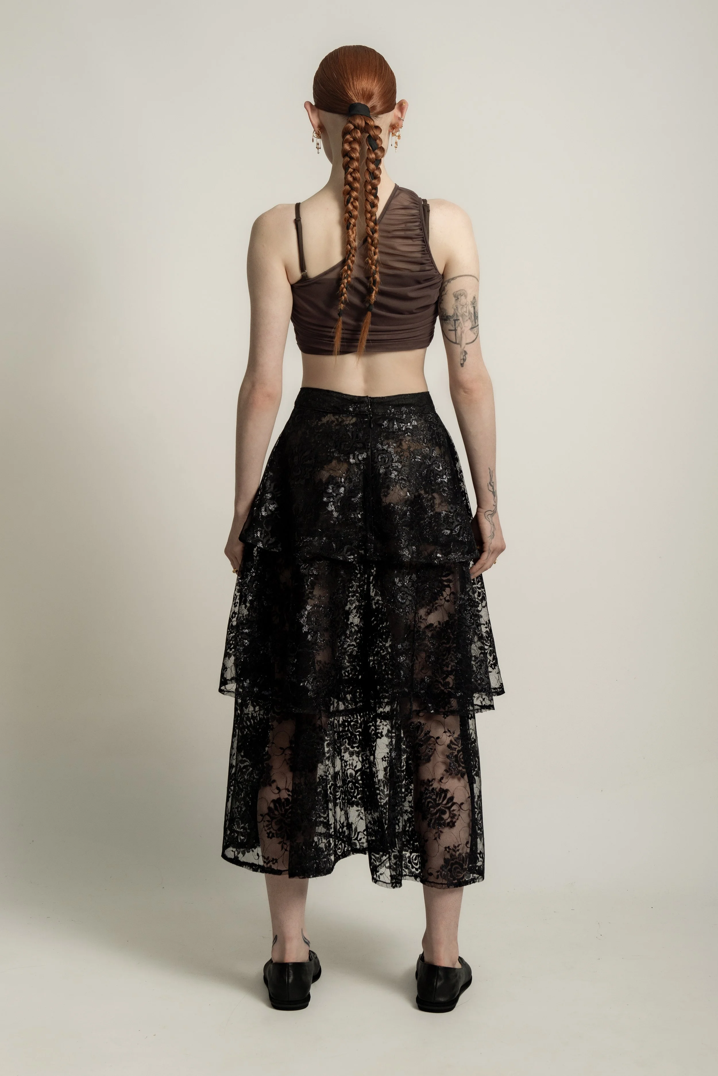VAN BRUSSEL OPULENCE LACE SKIRT
